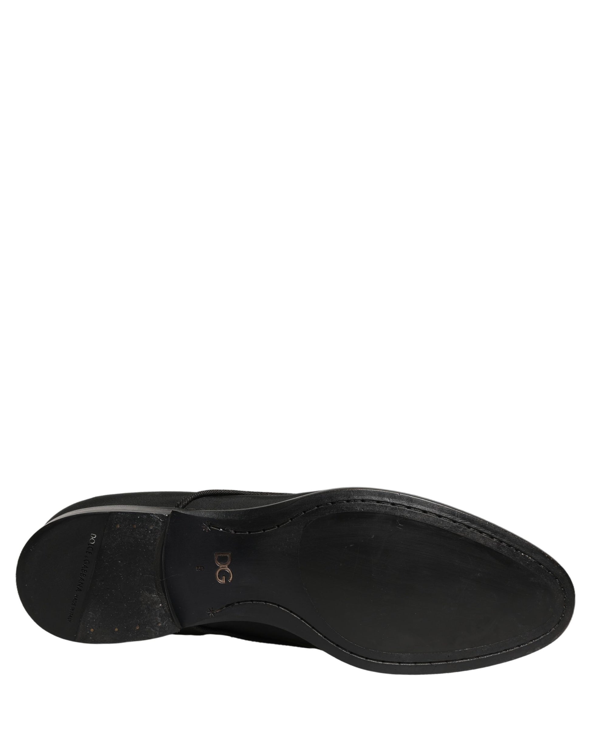 Dolce & Gabbana Black Suede Lace Up Derby Dress Formal Shoes