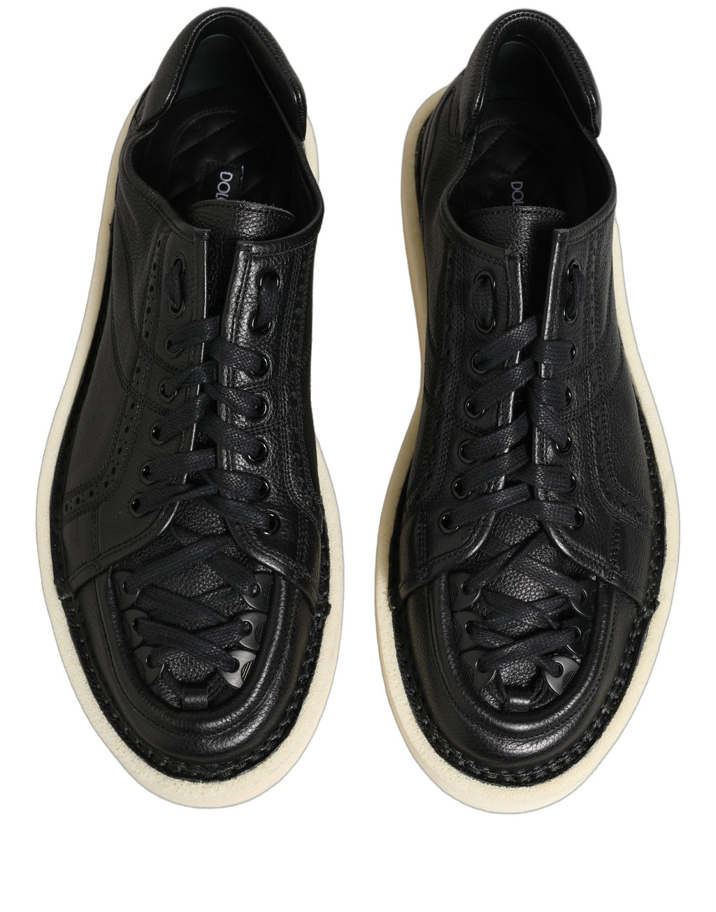 Dolce & Gabbana Black Low Top Sneakers for Men side view