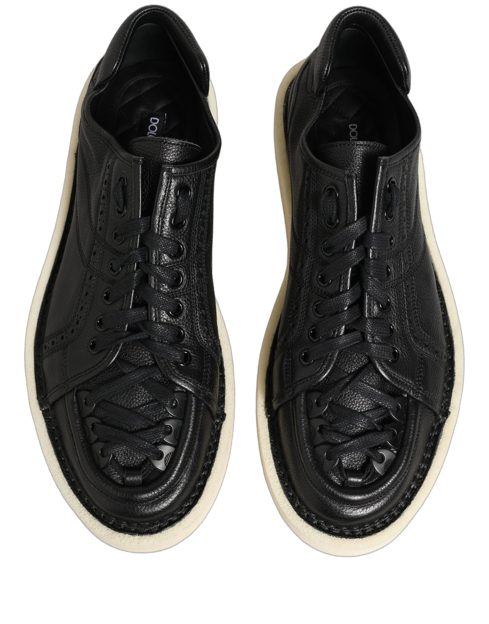 Dolce & Gabbana Black Low Top Sneakers for Men side view