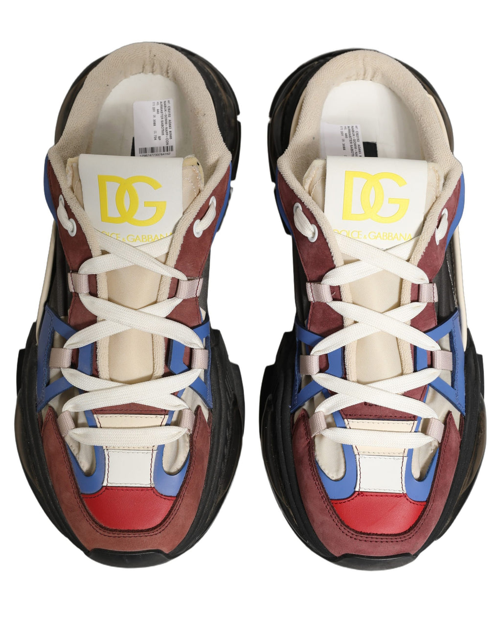 Dolce & Gabbana Multicolor Low Top Sneakers for Men side view
