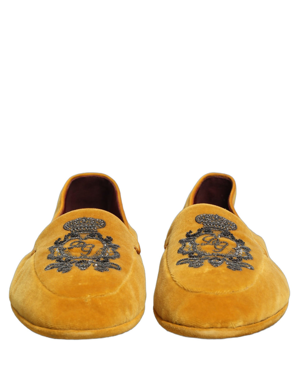 Dolce & Gabbana Black Slip On Loafers for Men side view