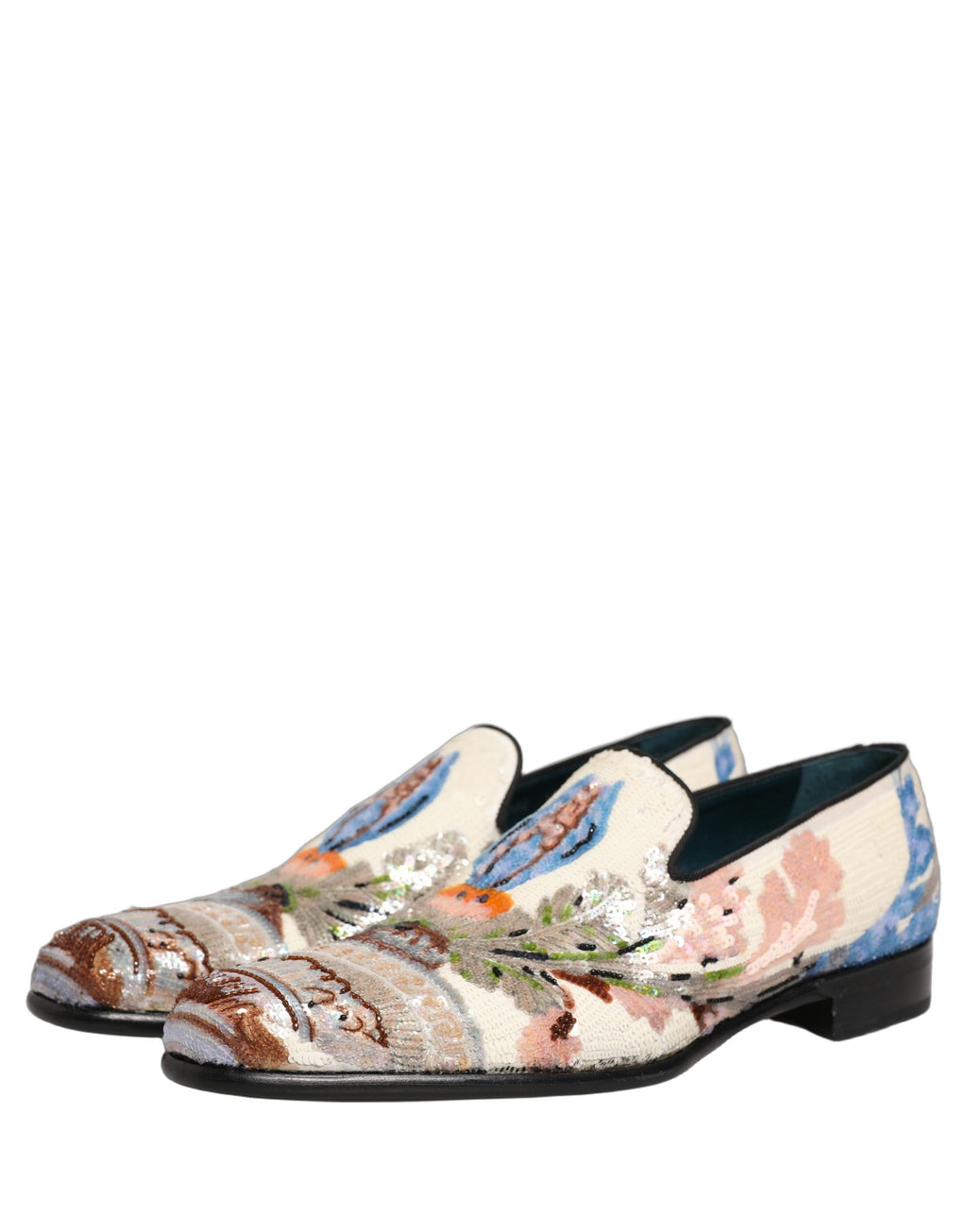 Dolce & Gabbana Multicolor Slip On Loafers for Men additional view