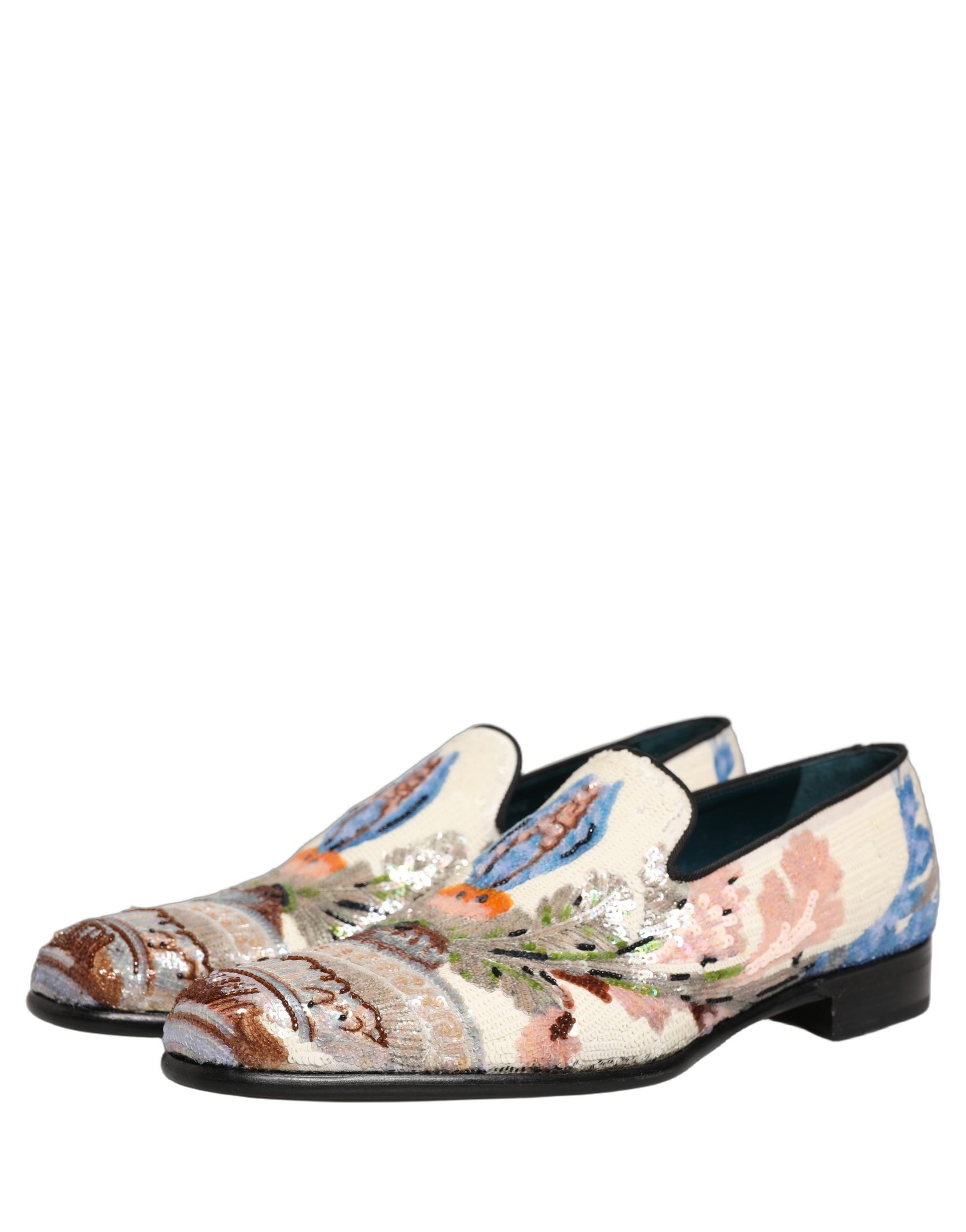 Dolce & Gabbana Multicolor Slip On Loafers for Men additional view
