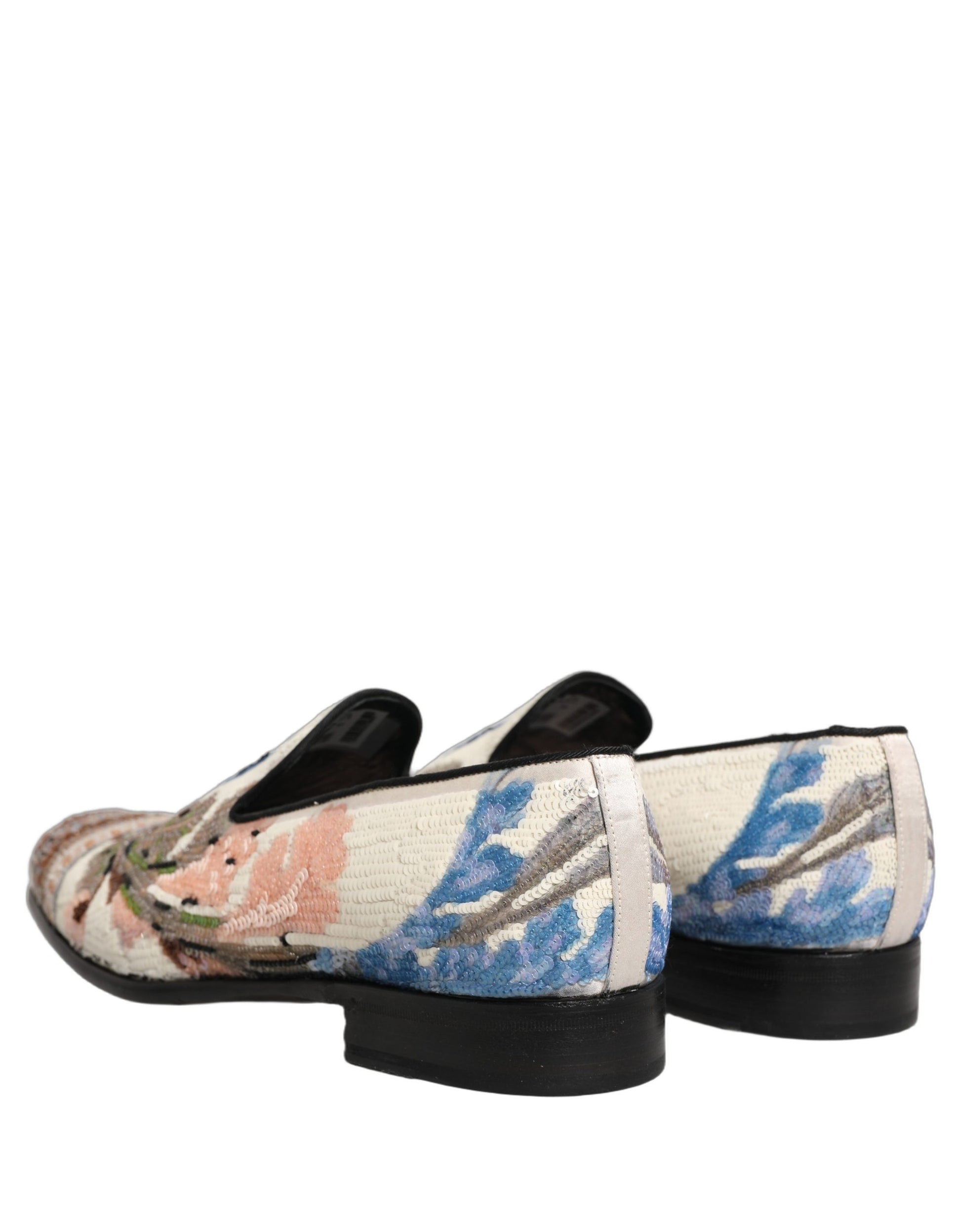 Dolce & Gabbana Multicolor Slip On Loafers for Men additional view