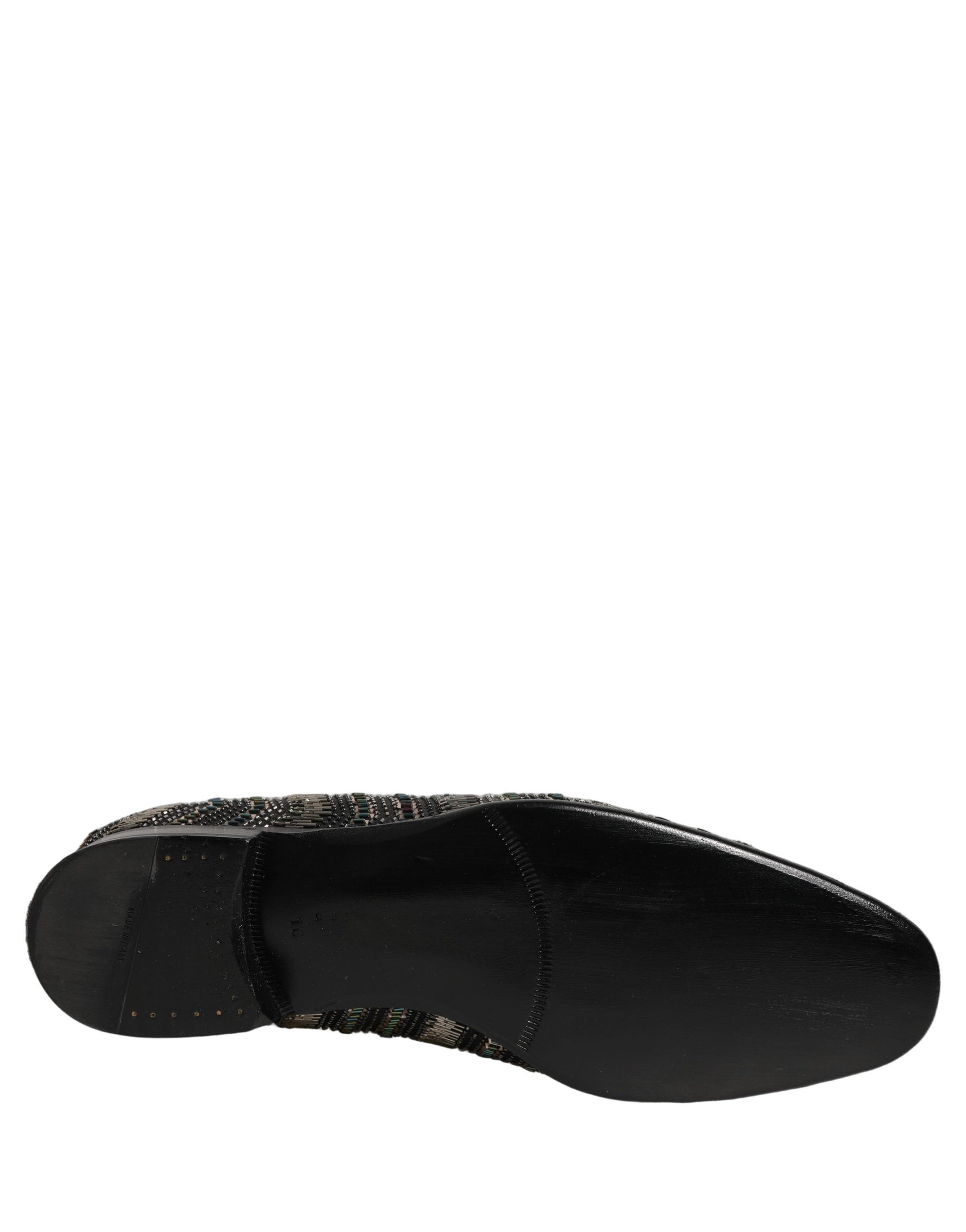 Dolce & Gabbana Black Slip On Loafers for Men additional view