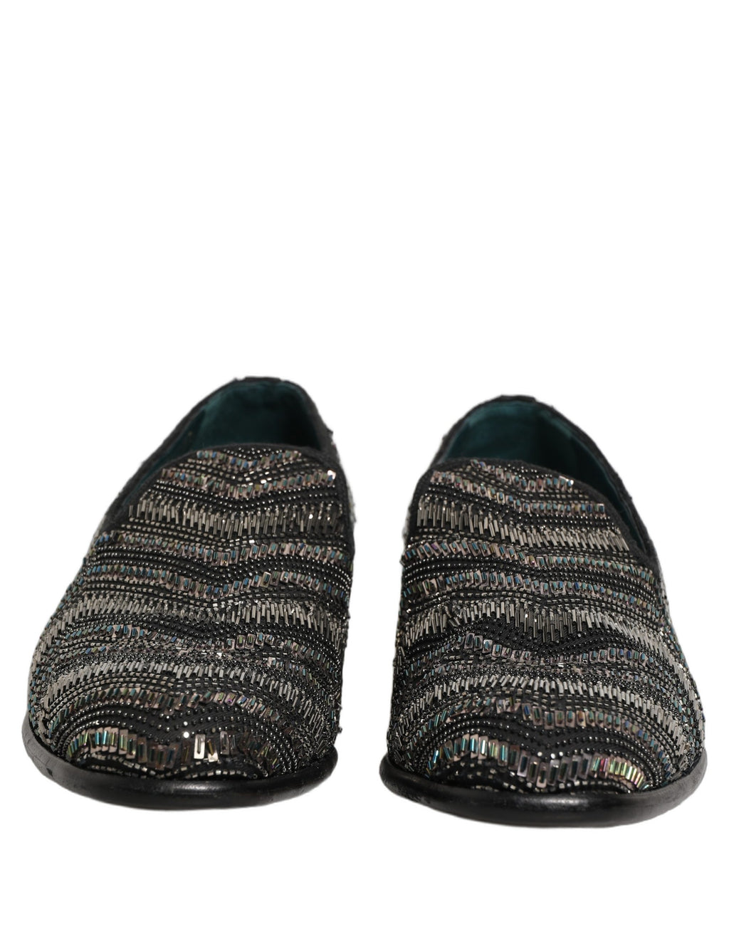 Dolce & Gabbana Black Slip On Loafers for Men detail view