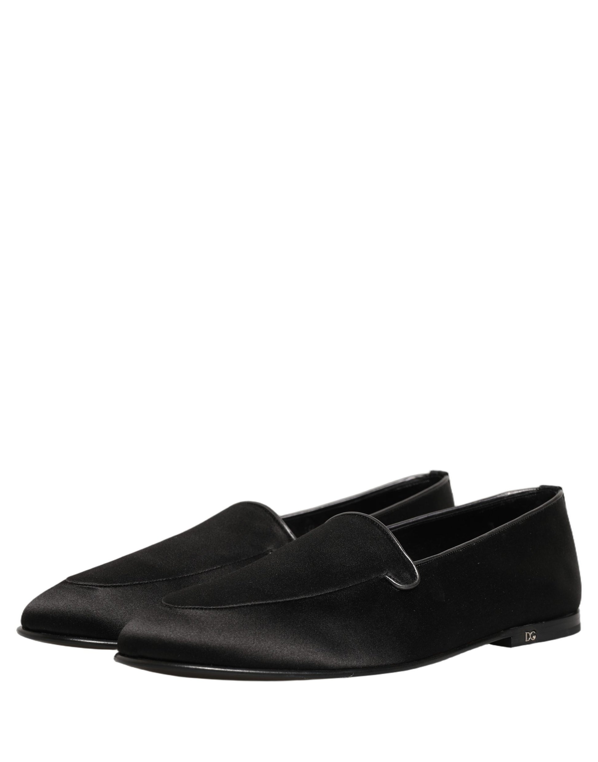 Dolce & Gabbana Black Slip On Loafers for Men additional view