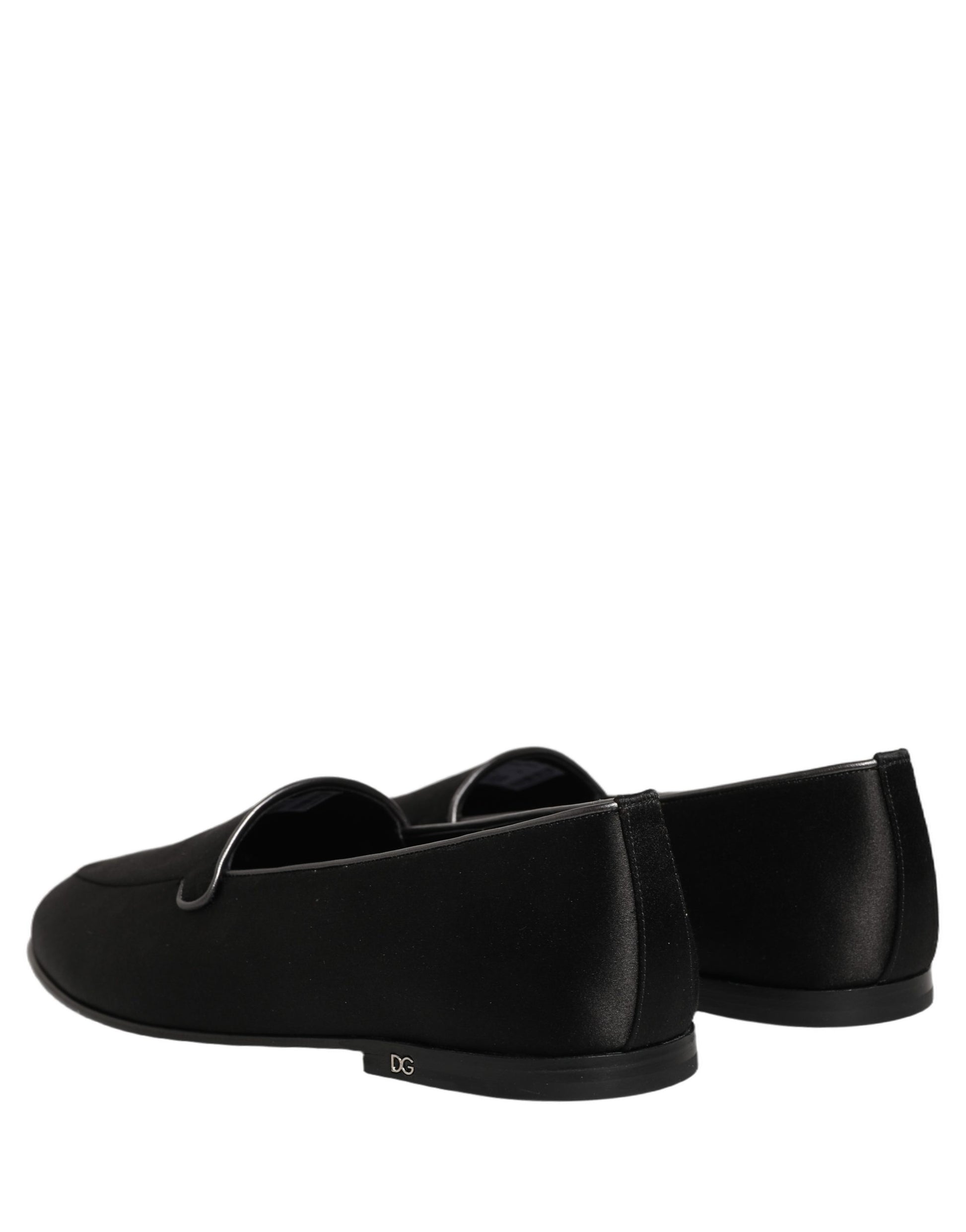 Dolce & Gabbana Black Slip On Loafers for Men additional view
