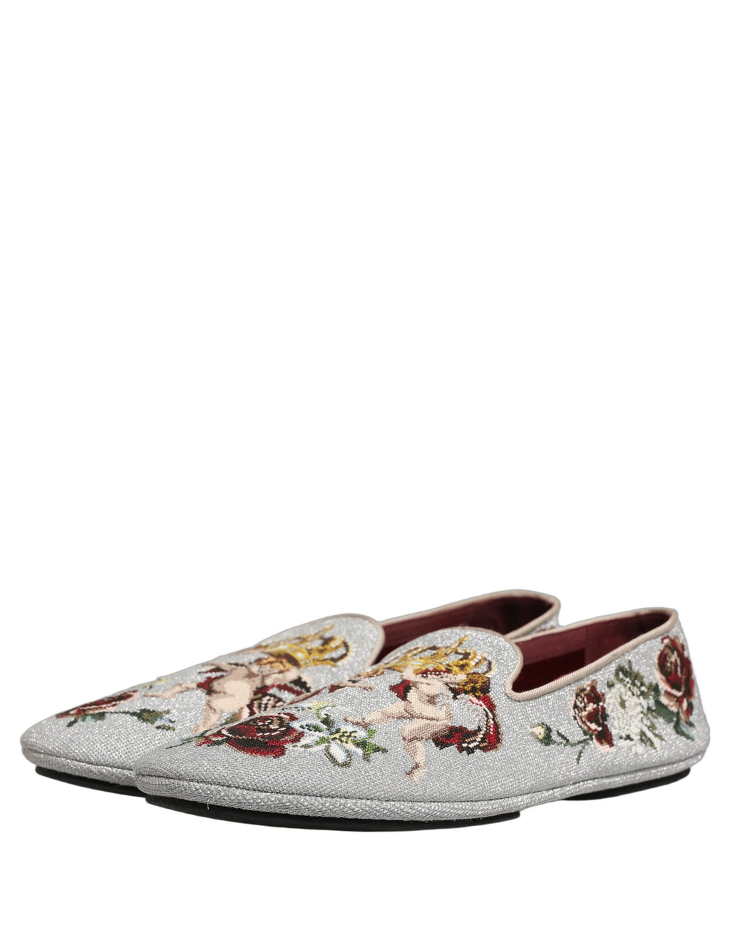 Dolce & Gabbana Grey Slip On Loafers for Men additional view