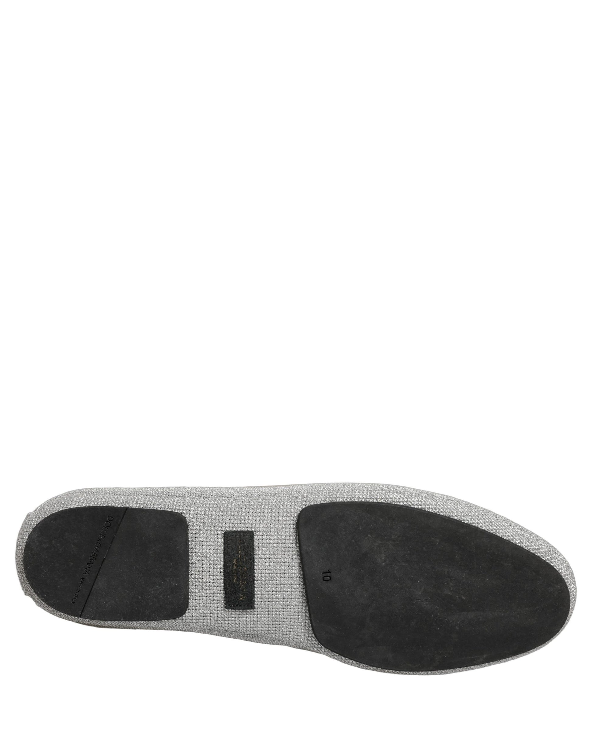 Dolce & Gabbana Grey Slip On Loafers for Men additional view