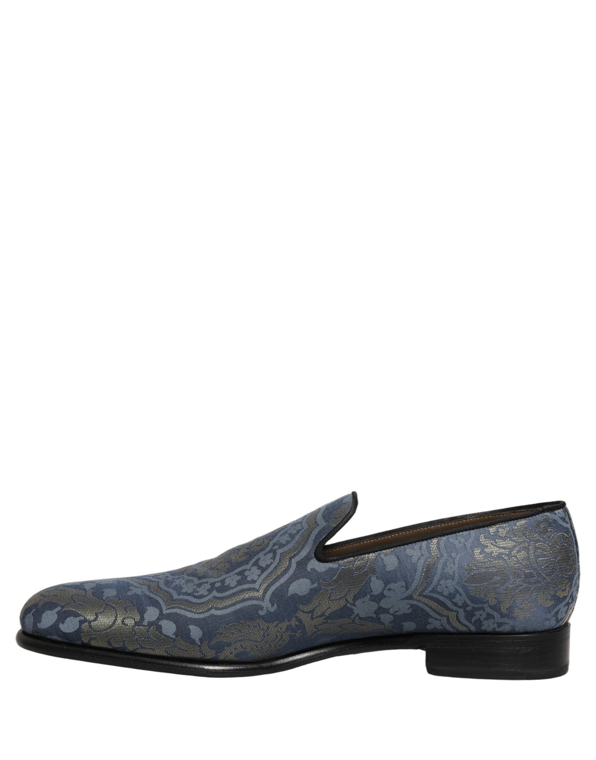 Dolce & Gabbana Blue Slip On Loafers for Men additional view