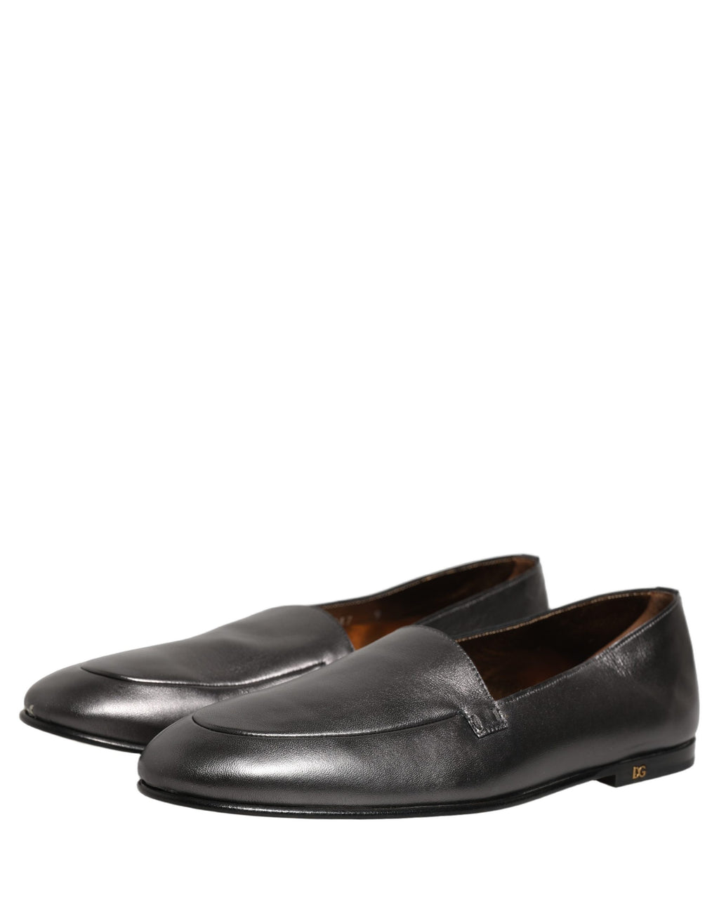 Dolce & Gabbana Silver Slip On Loafers for Men additional view