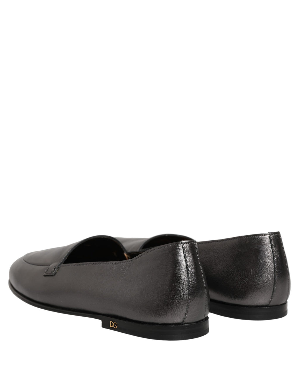 Dolce & Gabbana Silver Slip On Loafers for Men additional view