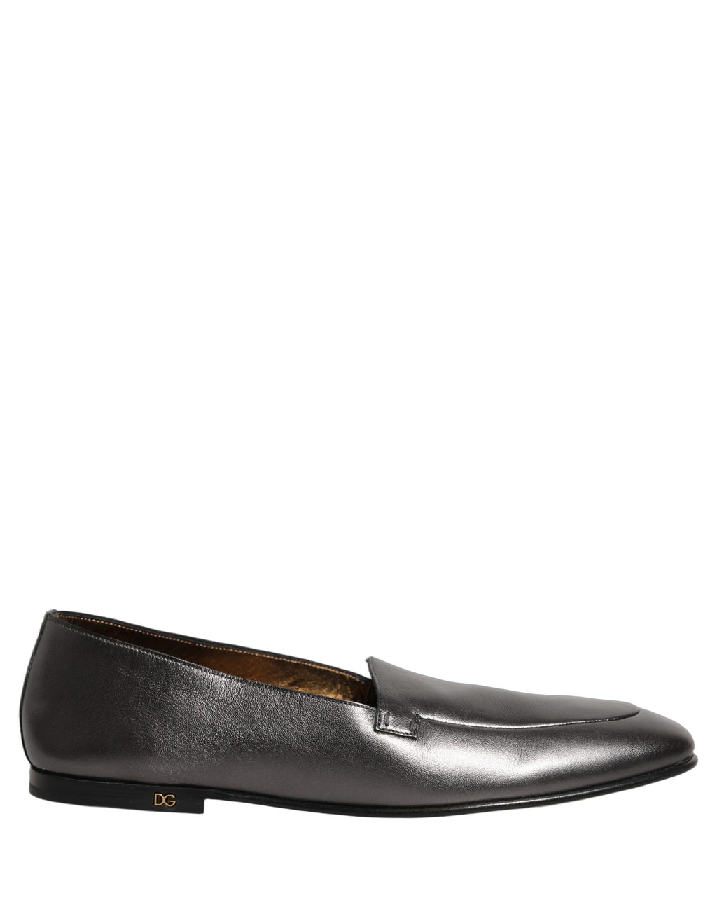 Dolce & Gabbana Silver Slip On Loafers for Men alternate view