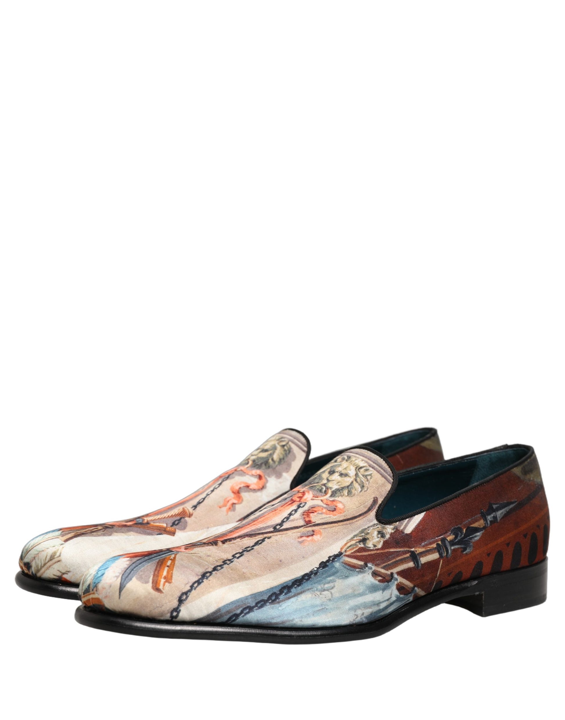 Dolce & Gabbana Multicolor Slip On Loafers for Men additional view