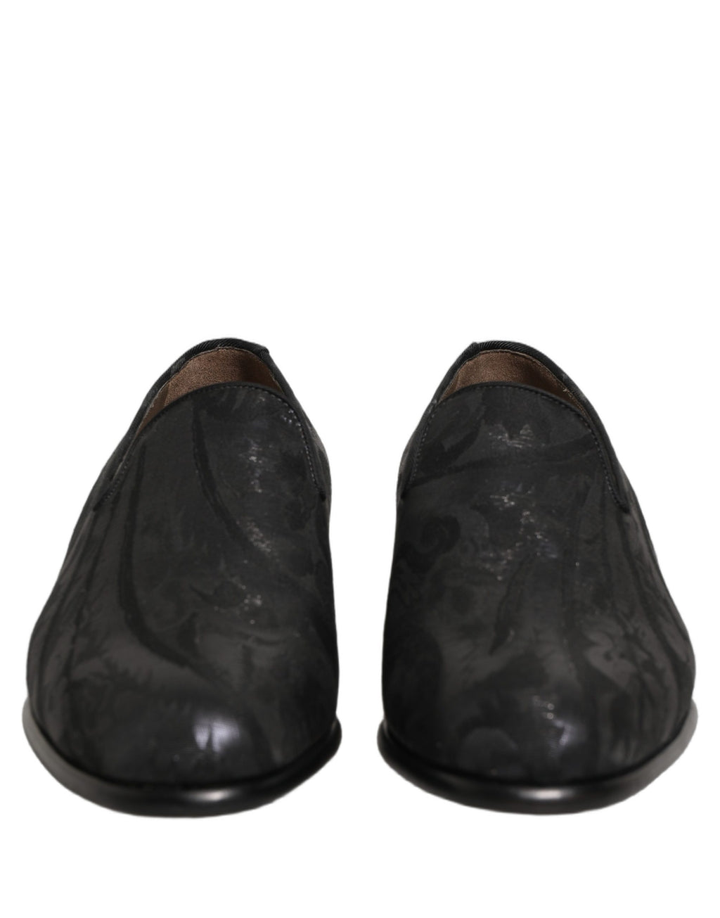 Dolce & Gabbana Black Slip On Loafers for Men detail view