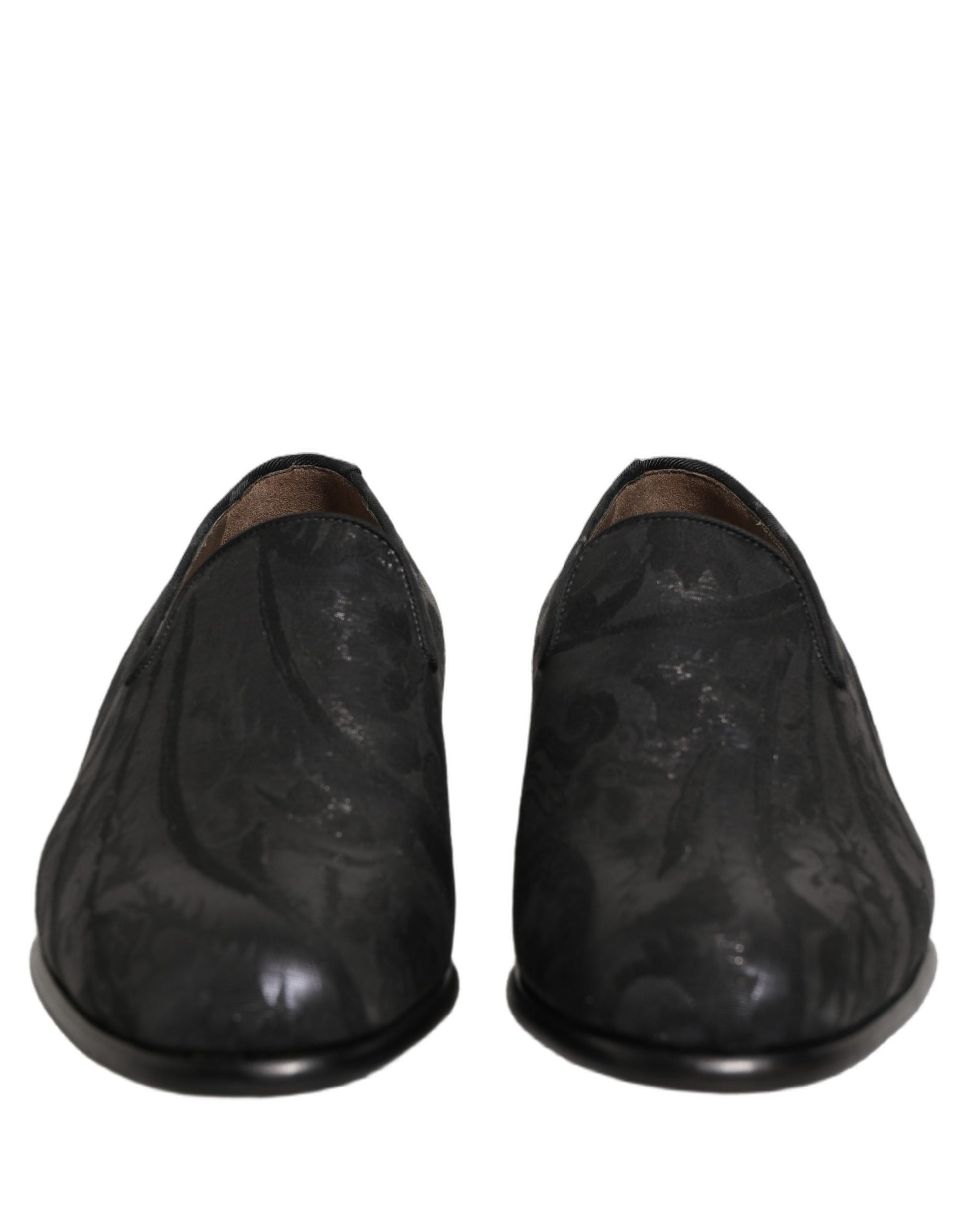 Dolce & Gabbana Black Slip On Loafers for Men detail view