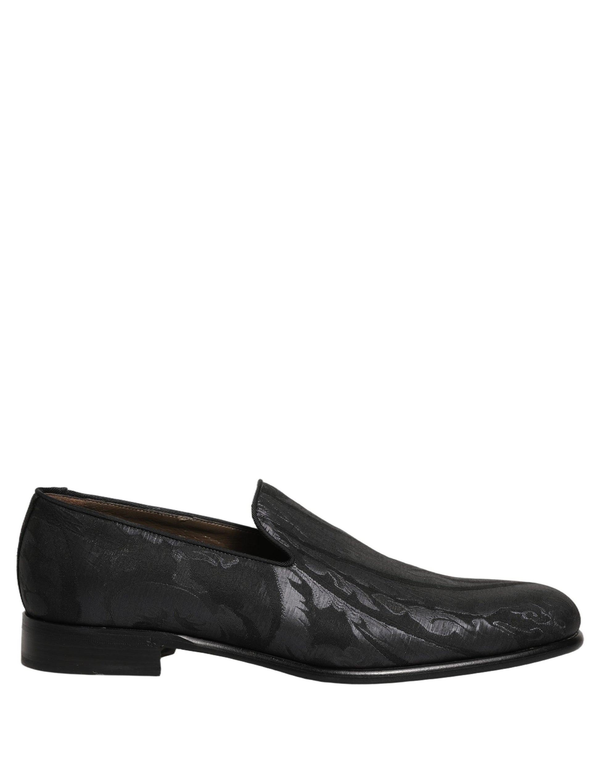 Dolce & Gabbana Black Slip On Loafers for Men alternate view
