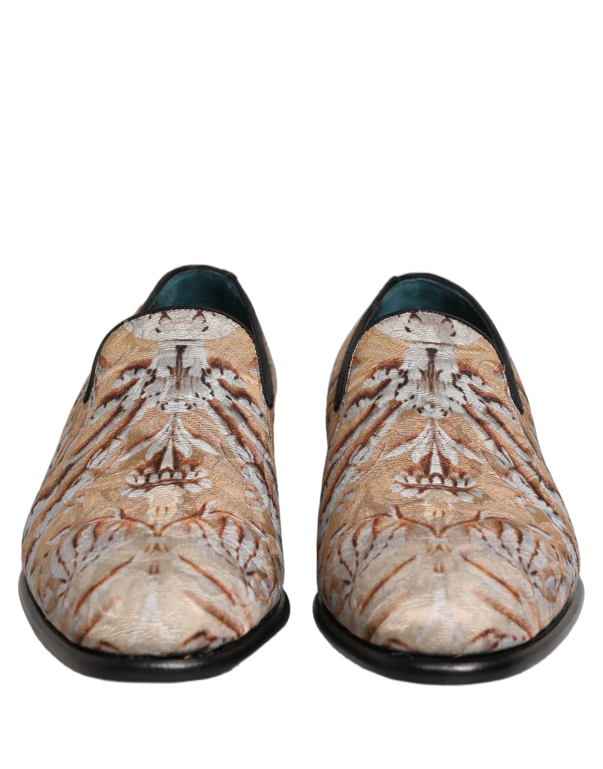 Dolce & Gabbana Beige Slip On Loafers for Men detail view