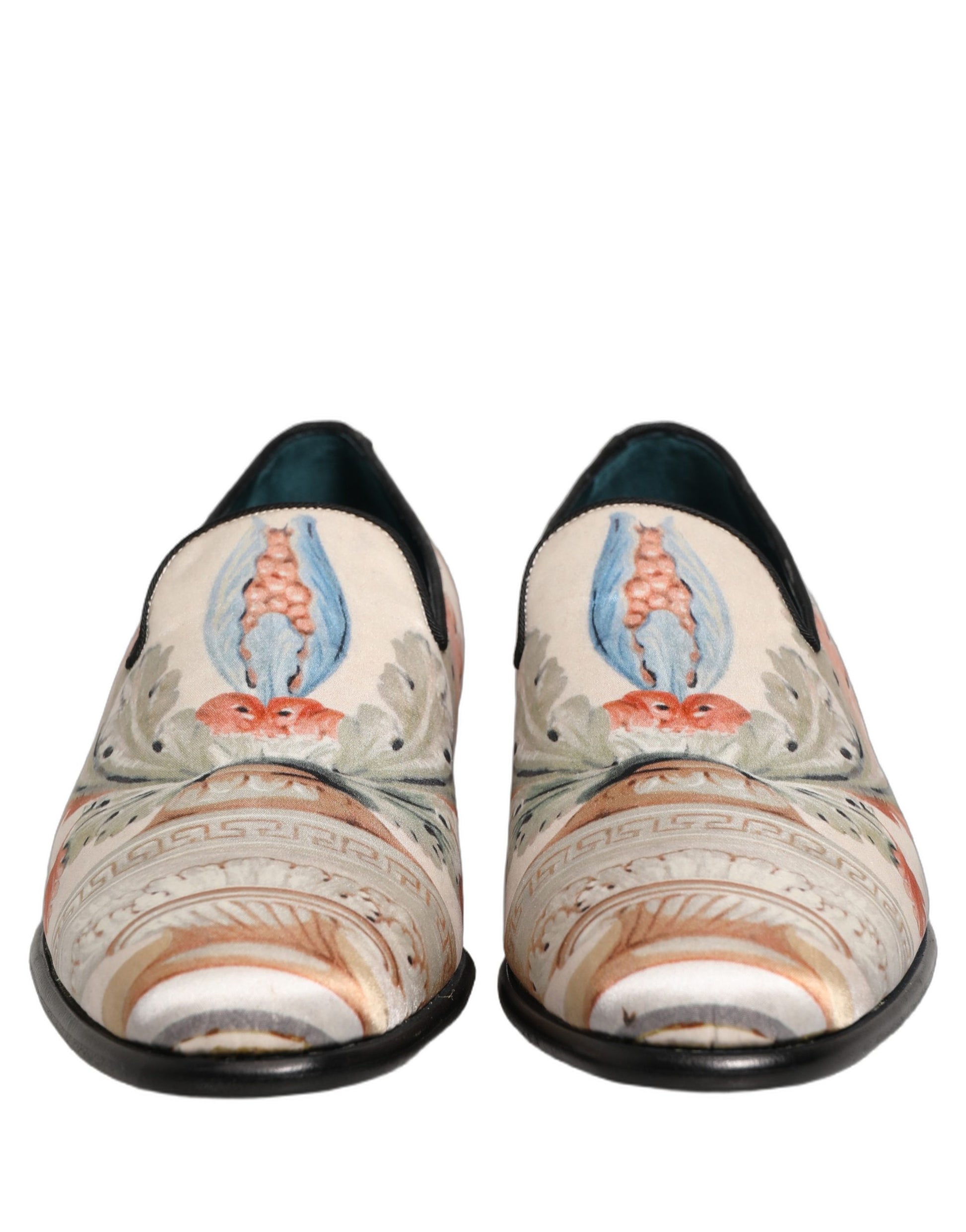 Dolce & Gabbana White Slip On Loafers for Men detail view