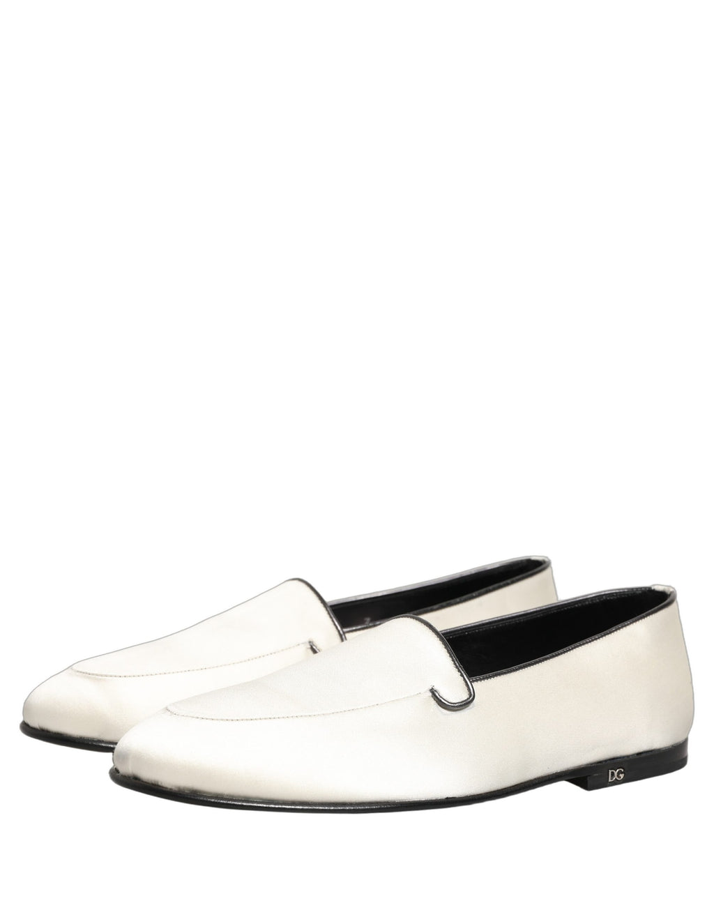 Dolce & Gabbana White Slip On Loafers for Men additional view
