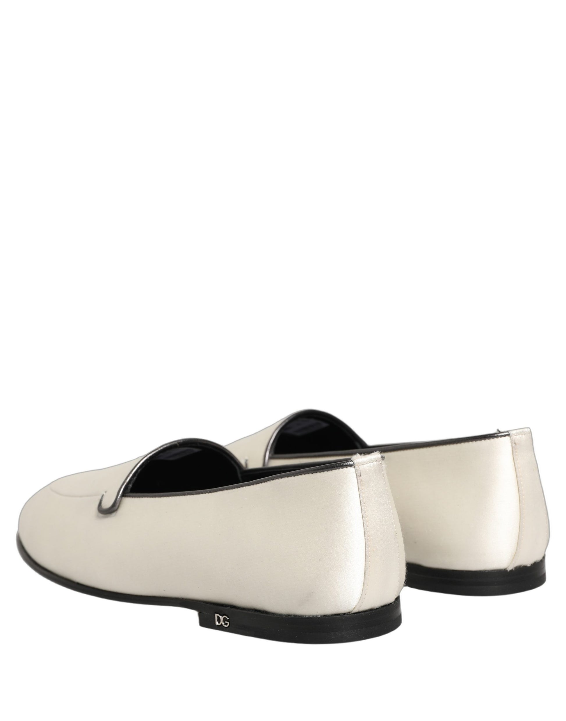 Dolce & Gabbana White Slip On Loafers for Men additional view
