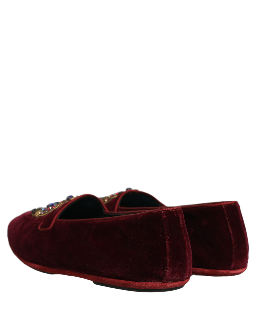 Dolce & Gabbana Red Slip On Loafers for Men additional view