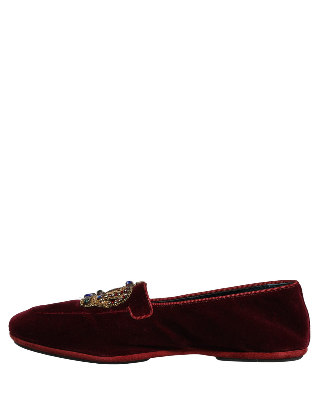 Dolce & Gabbana Red Slip On Loafers for Men additional view