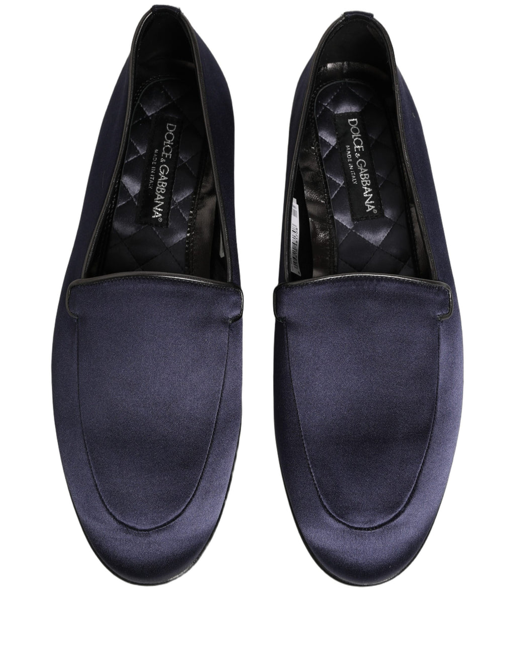 Dolce & Gabbana Blue Slip On Loafers for Men side view