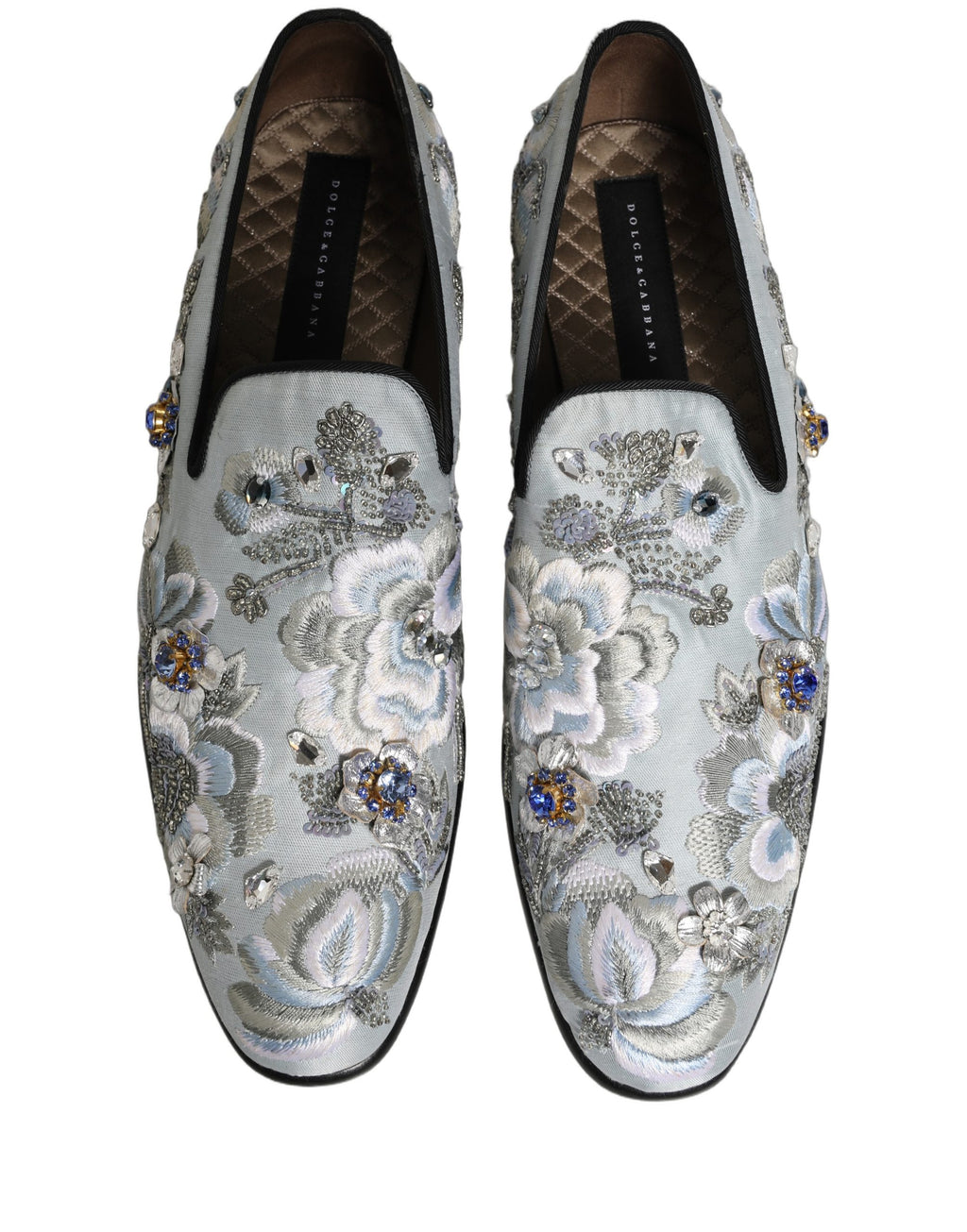 Dolce & Gabbana White Slip On Loafers for Men additional view