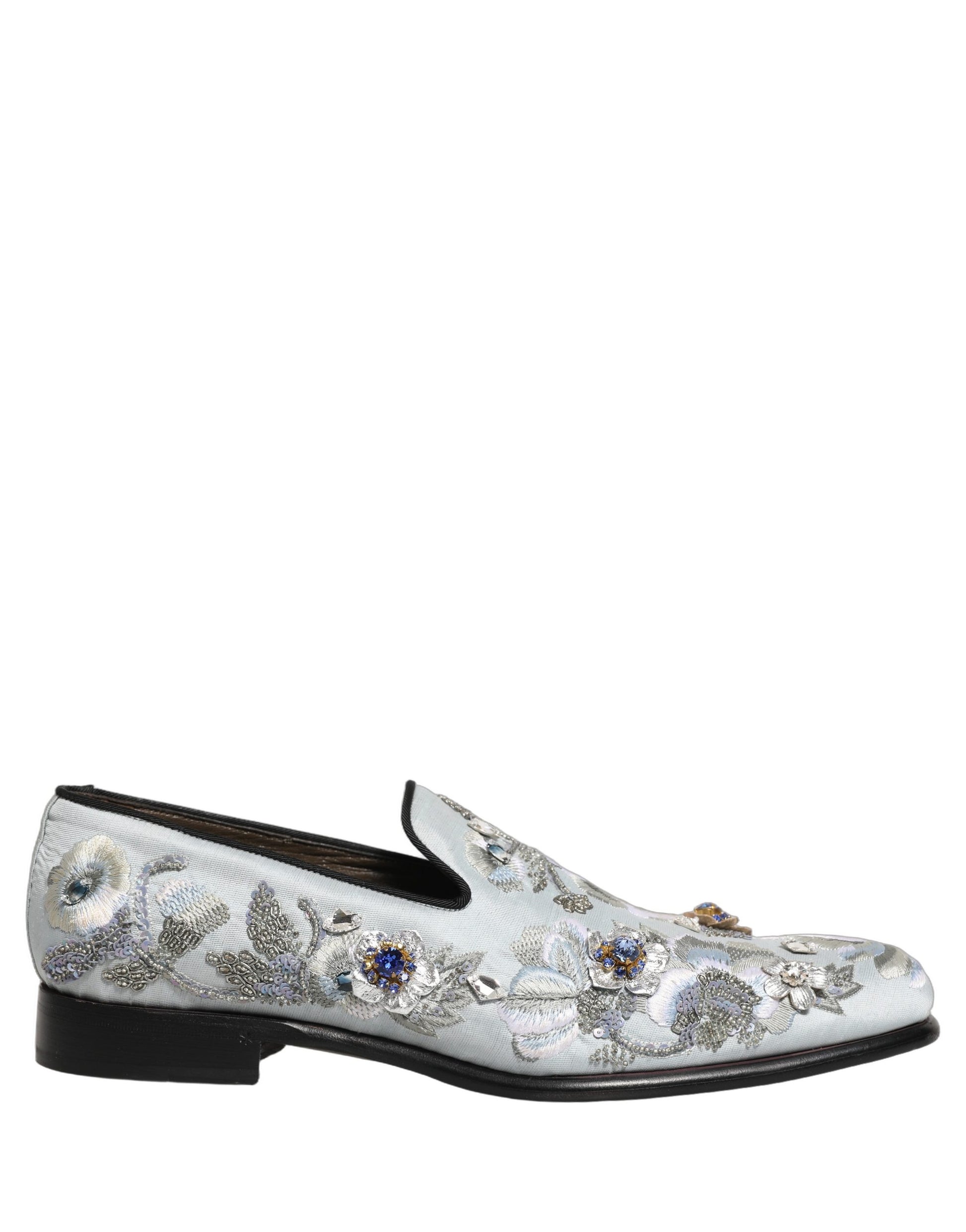 Dolce & Gabbana White Slip On Loafers for Men