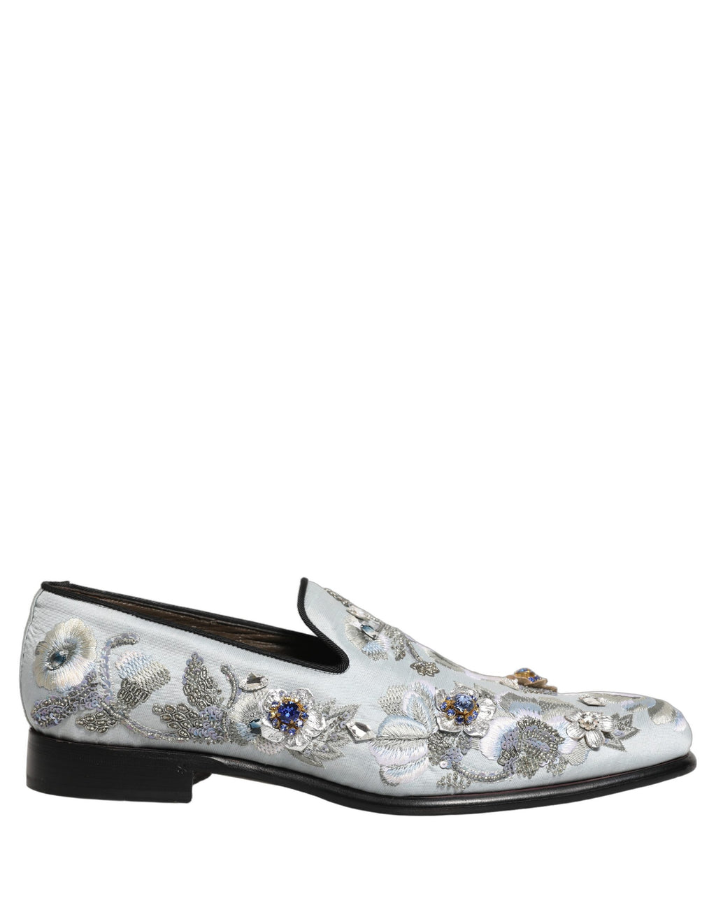 Dolce & Gabbana White Slip On Loafers for Men alternate view