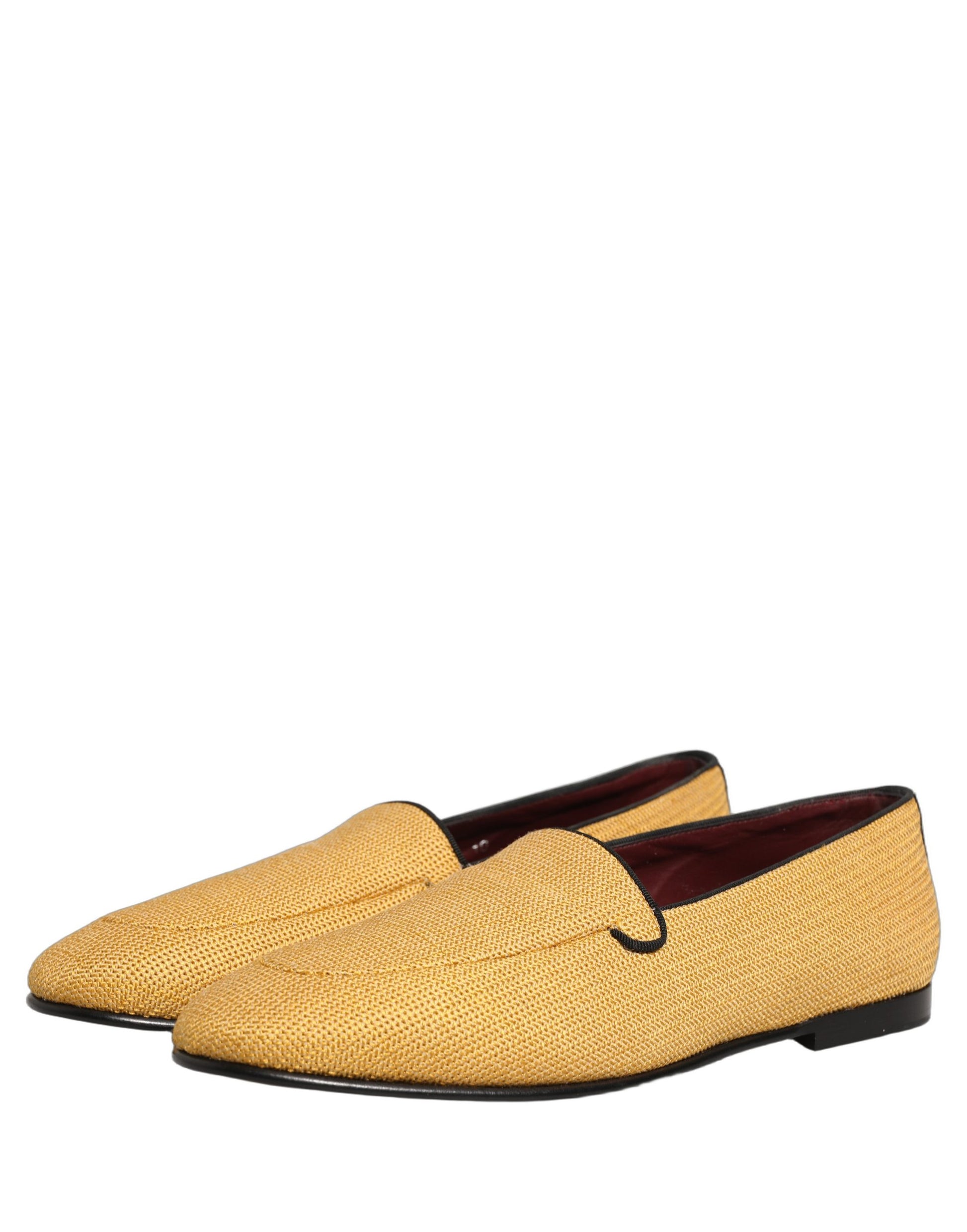 Dolce & Gabbana Yellow Slip On Loafers for Men additional view