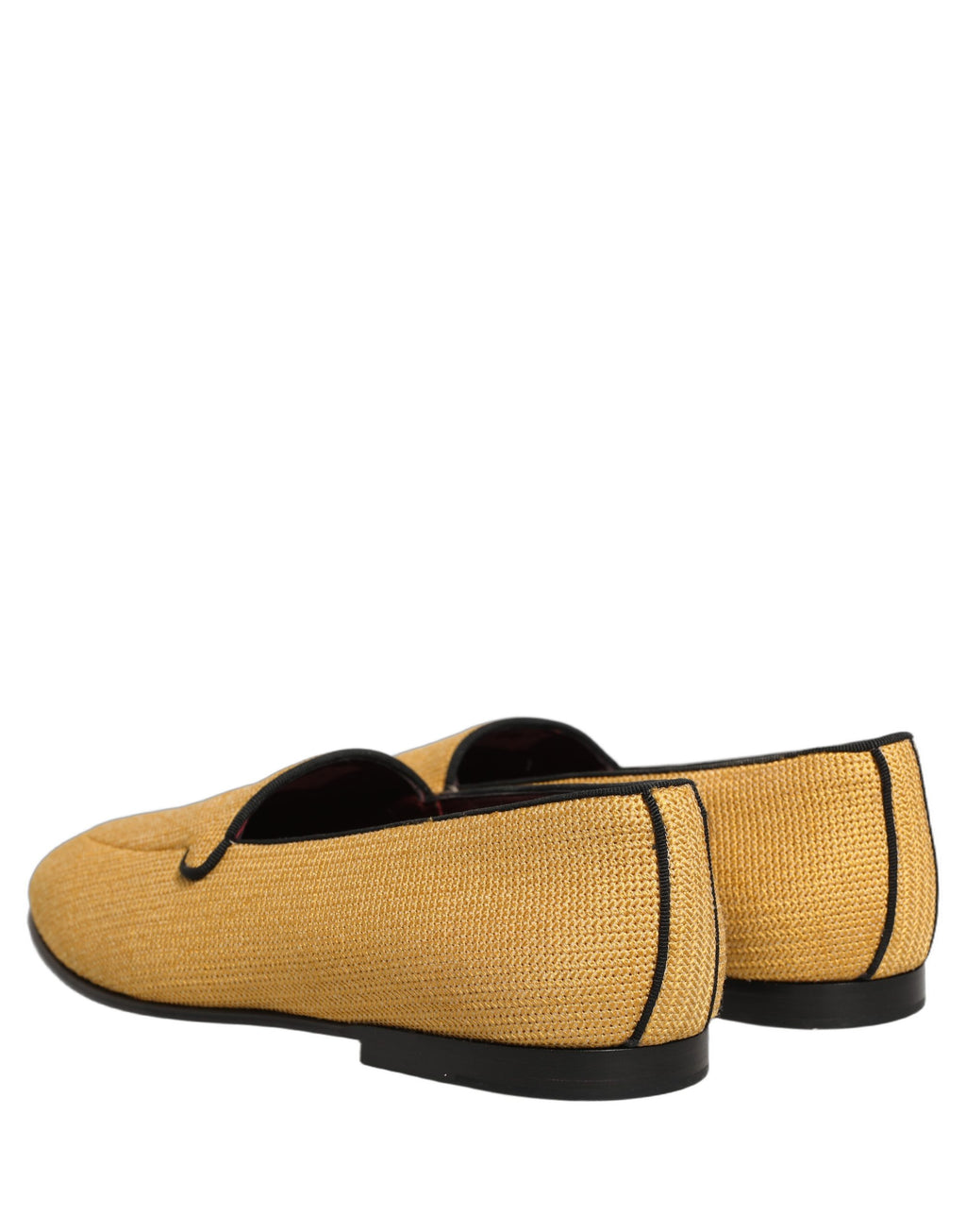 Dolce & Gabbana Yellow Slip On Loafers for Men additional view