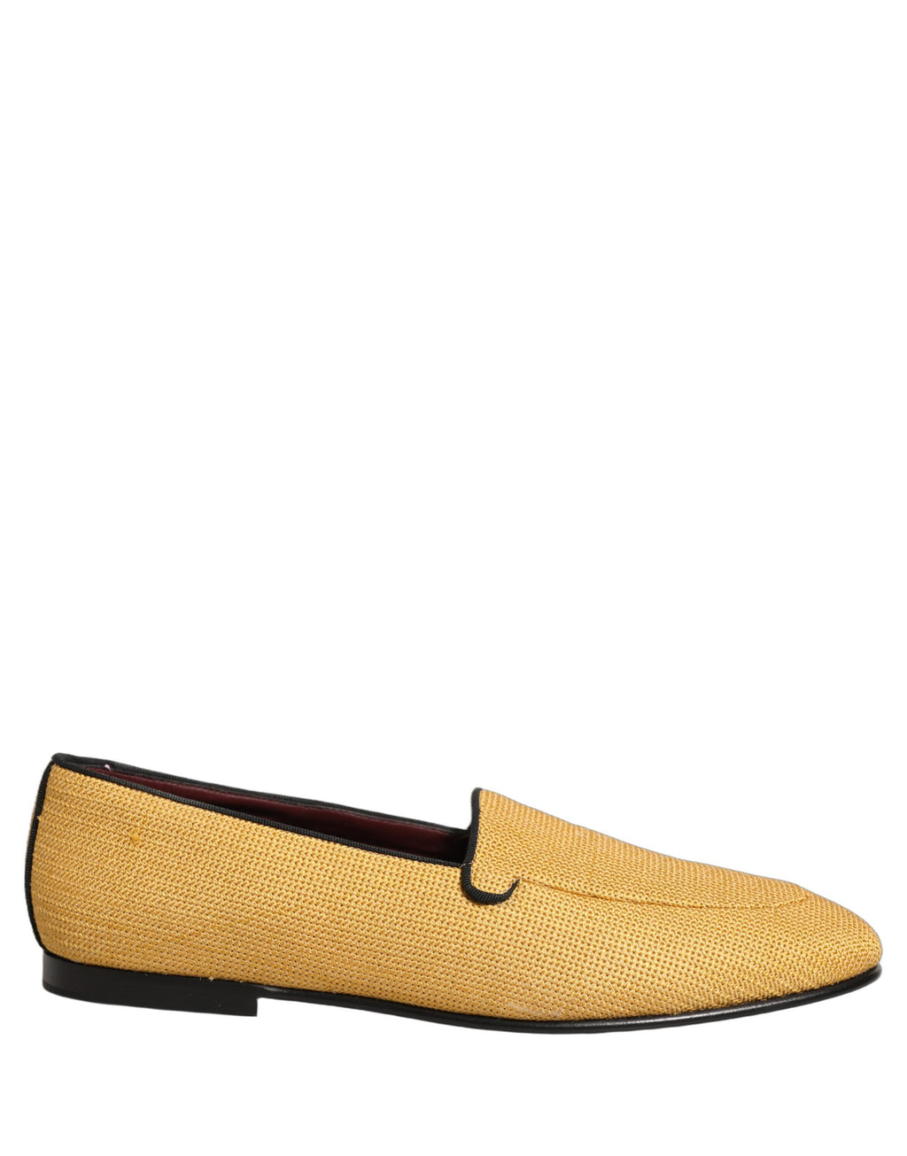 Dolce & Gabbana Yellow Slip On Loafers for Men alternate view