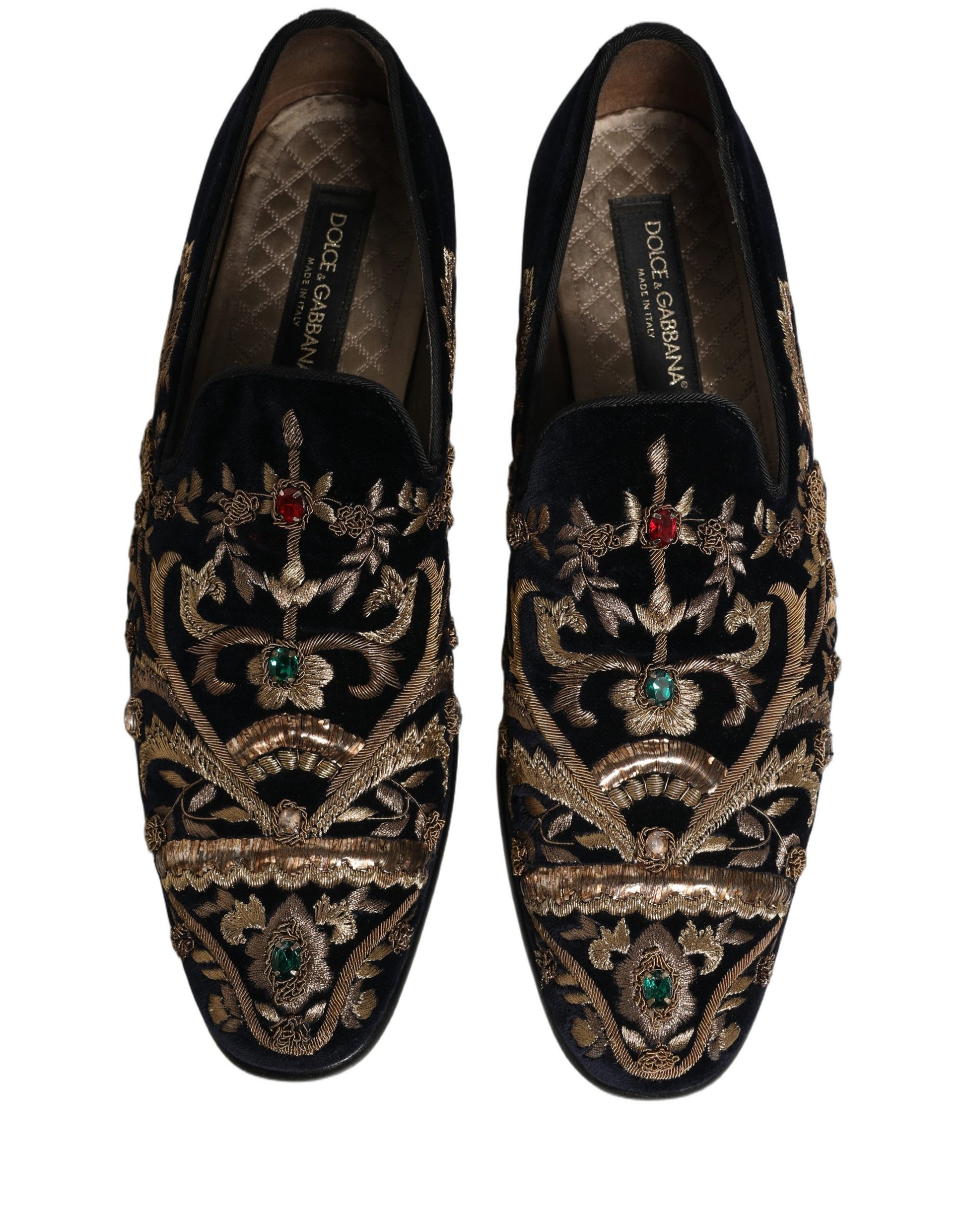 Dolce & Gabbana Black Slip On Loafers for Men additional view