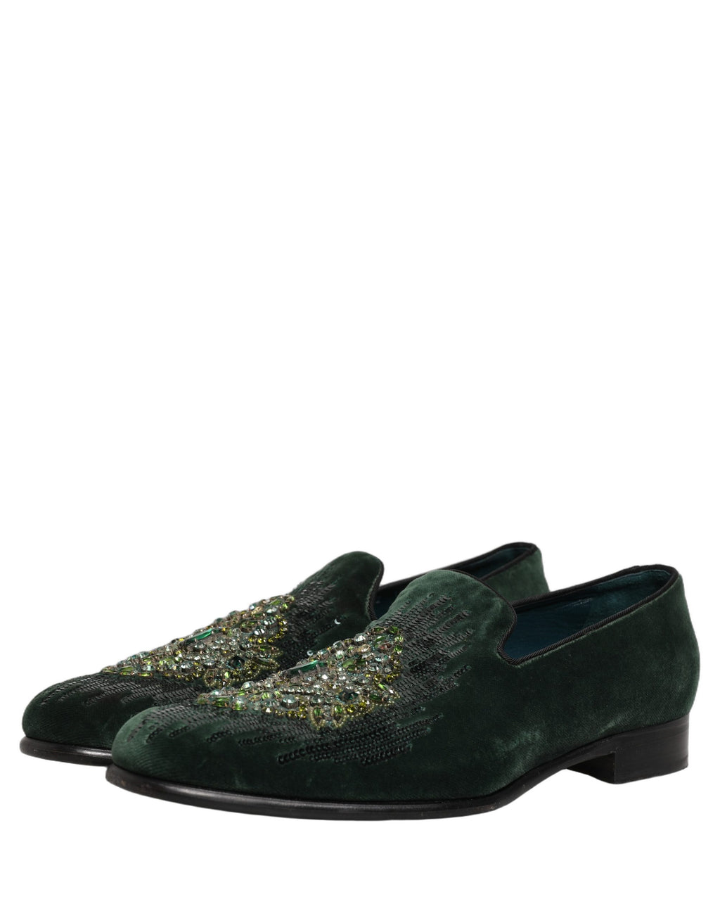 Dolce & Gabbana Green Slip On Loafers for Men additional view