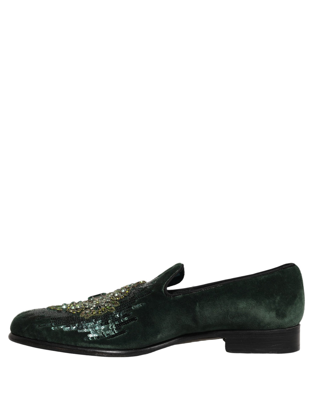 Dolce & Gabbana Green Slip On Loafers for Men additional view