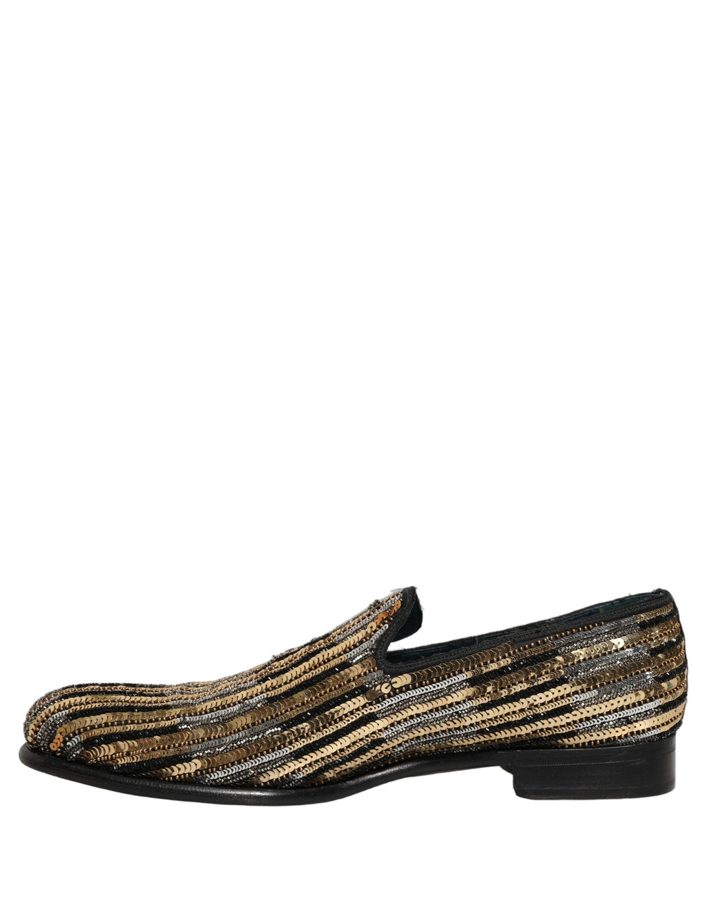 Dolce & Gabbana Gold Slip On Loafers for Men additional view