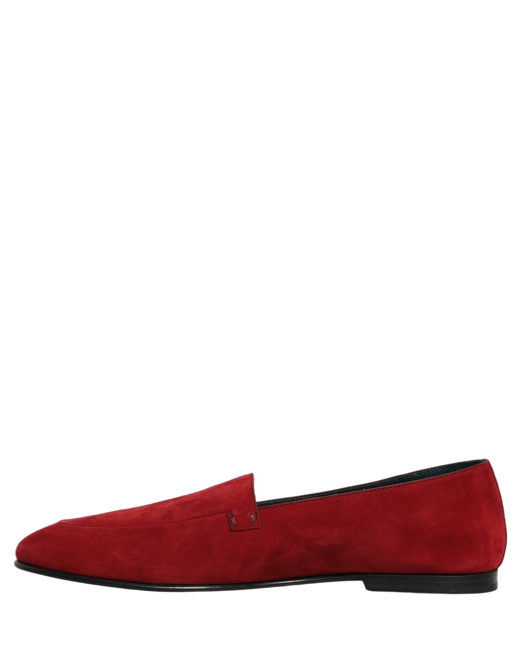 Dolce & Gabbana Red Slip On Loafers for Men side view