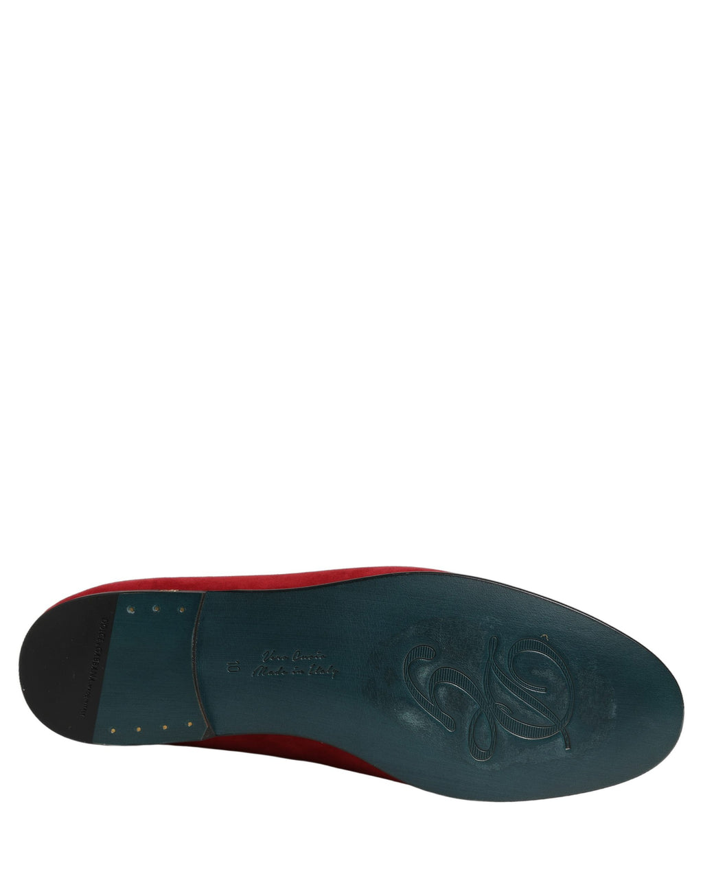 Dolce & Gabbana Red Slip On Loafers for Men additional view