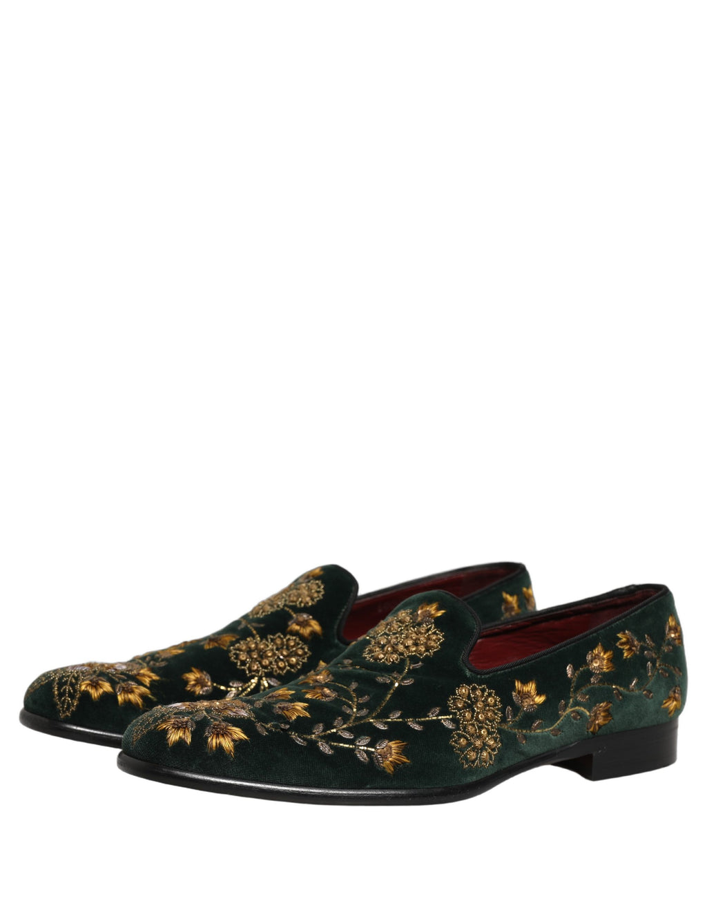 Dolce & Gabbana Green Slip On Loafers for Men additional view
