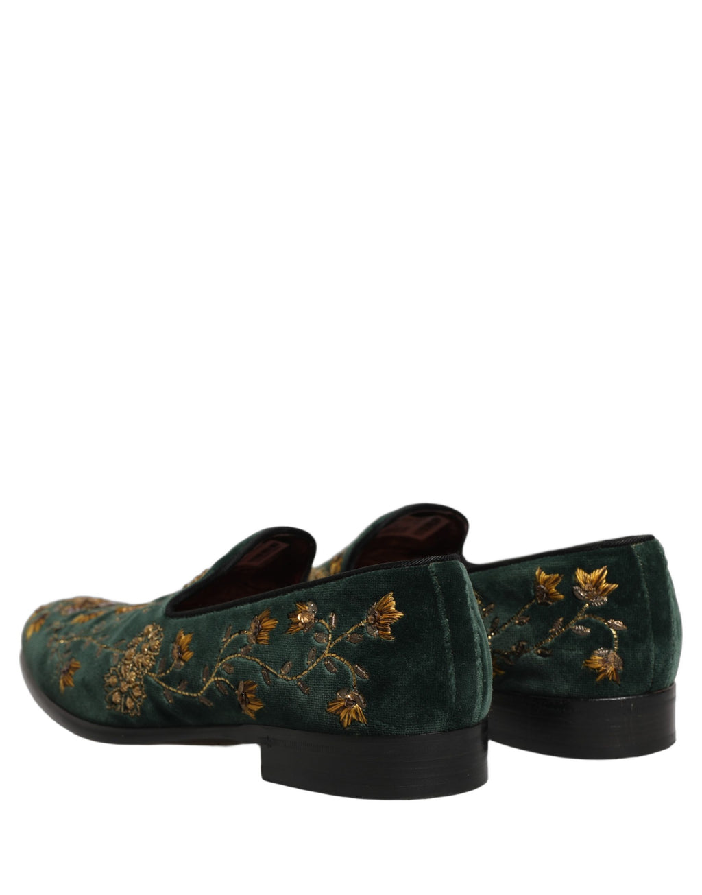 Dolce & Gabbana Green Slip On Loafers for Men additional view