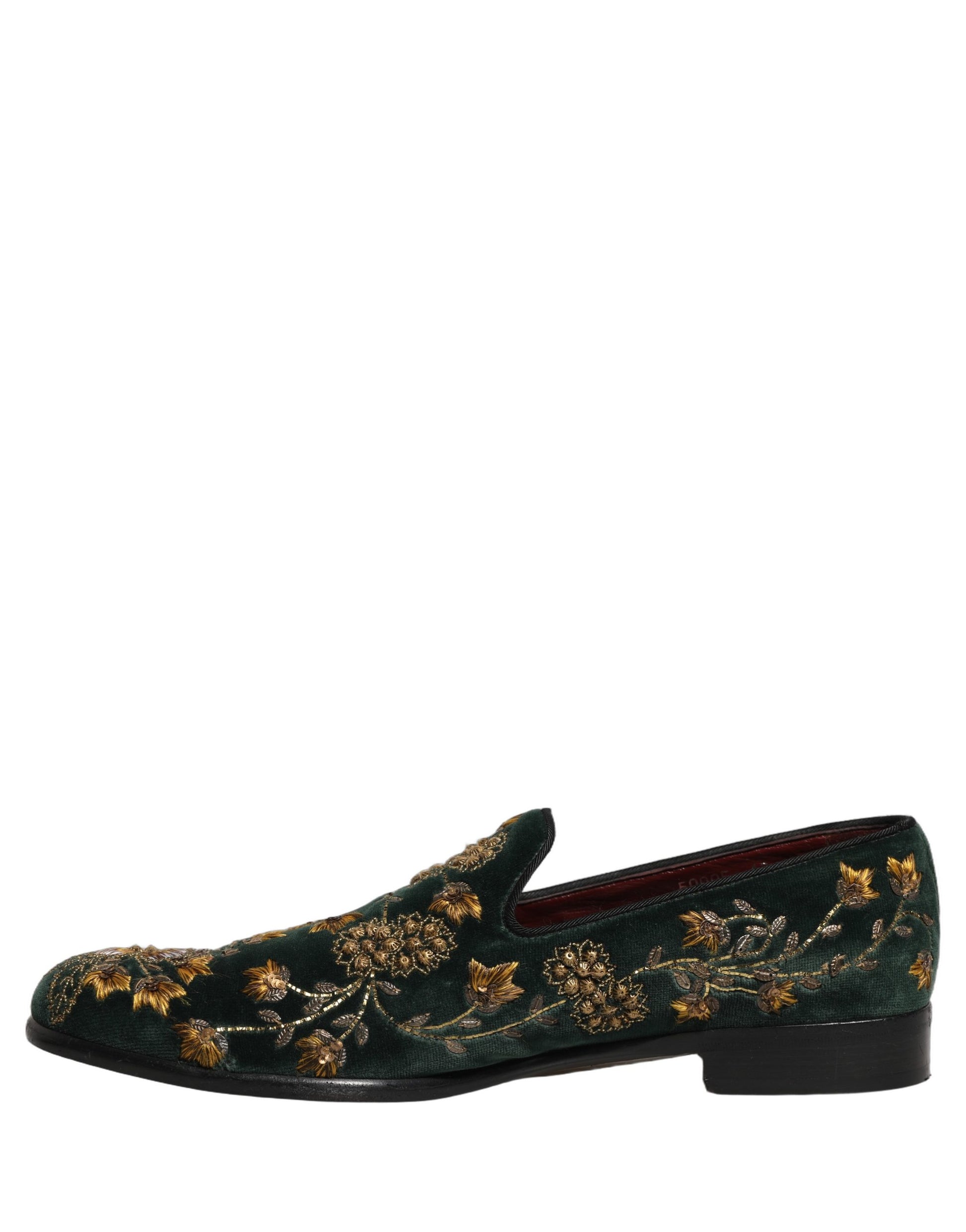 Dolce & Gabbana Green Slip On Loafers for Men additional view