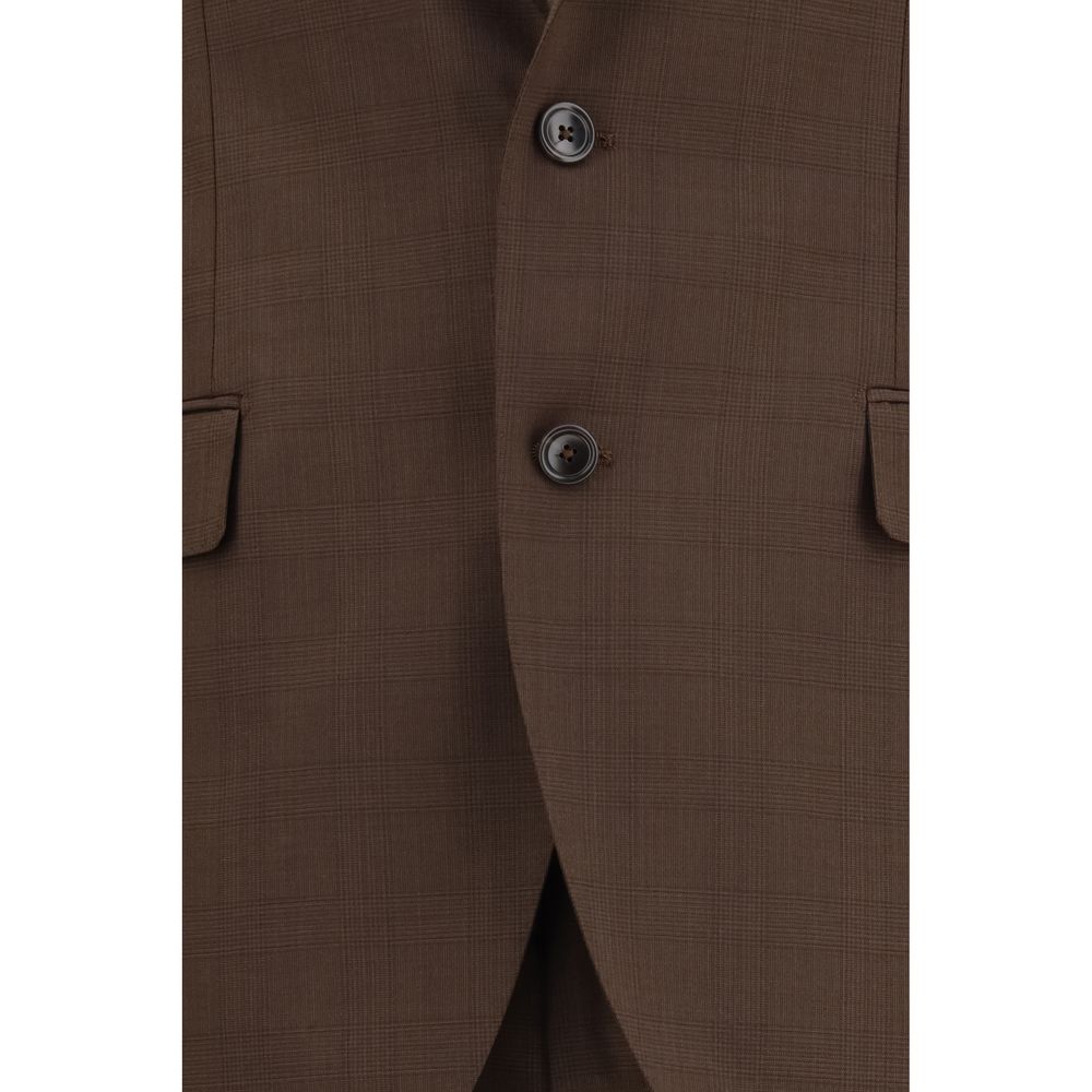 Costume deux pièces Tagliatore Oves Aries en laine marron