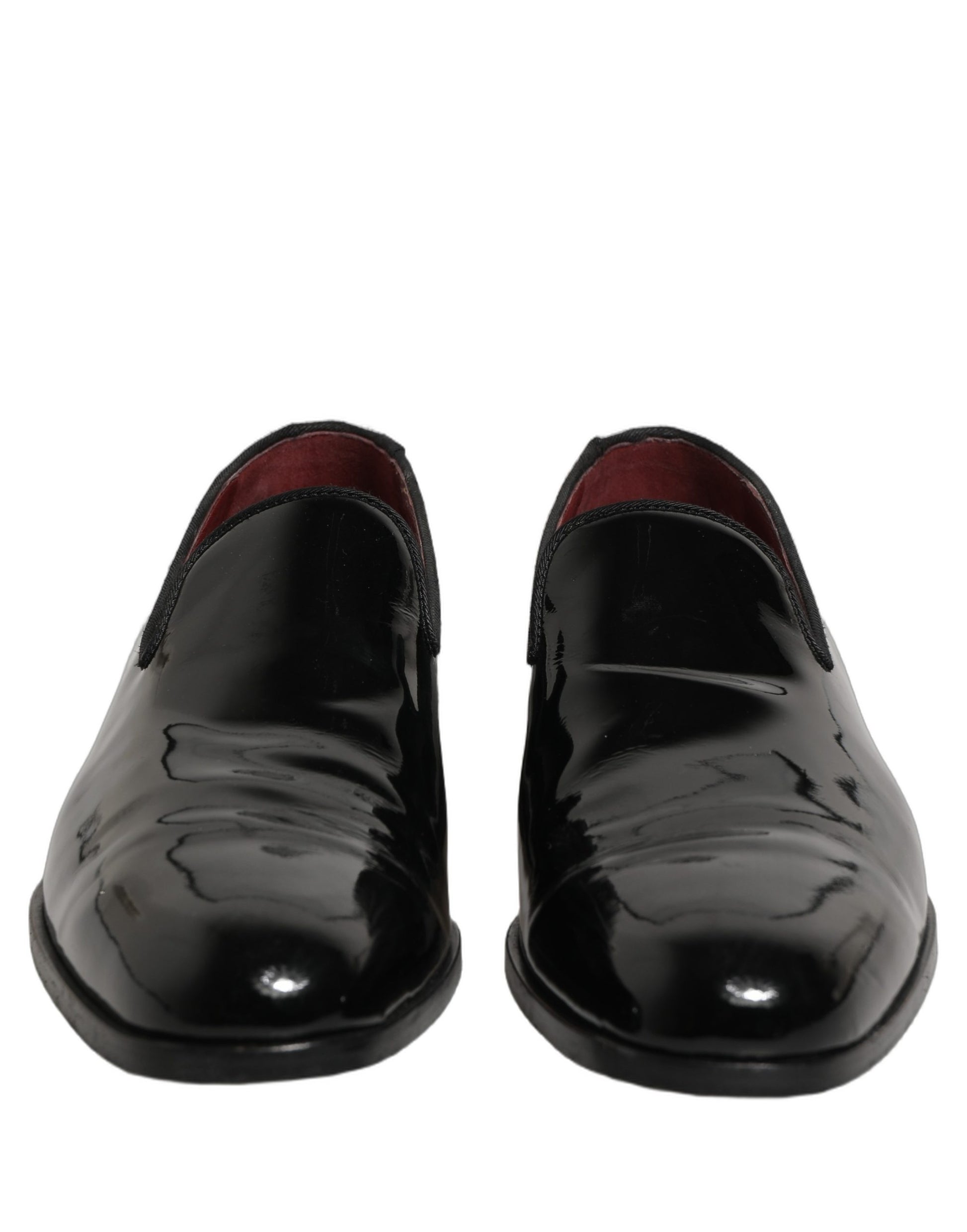 Dolce & Gabbana Black Slip On Loafers for Men detail view