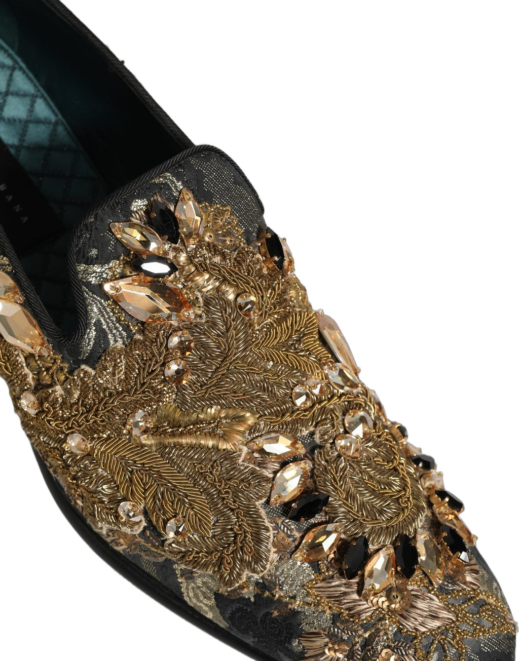 Dolce & Gabbana Black Slip On Loafers for Men additional view