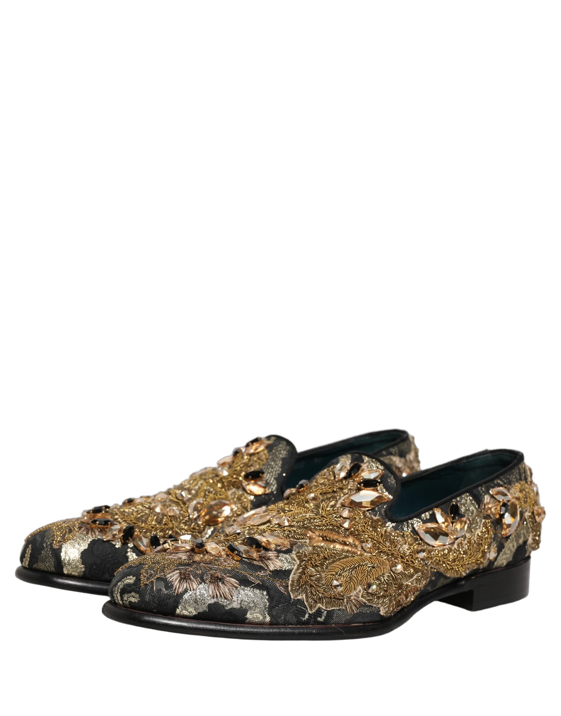 Dolce & Gabbana Black Slip On Loafers for Men additional view