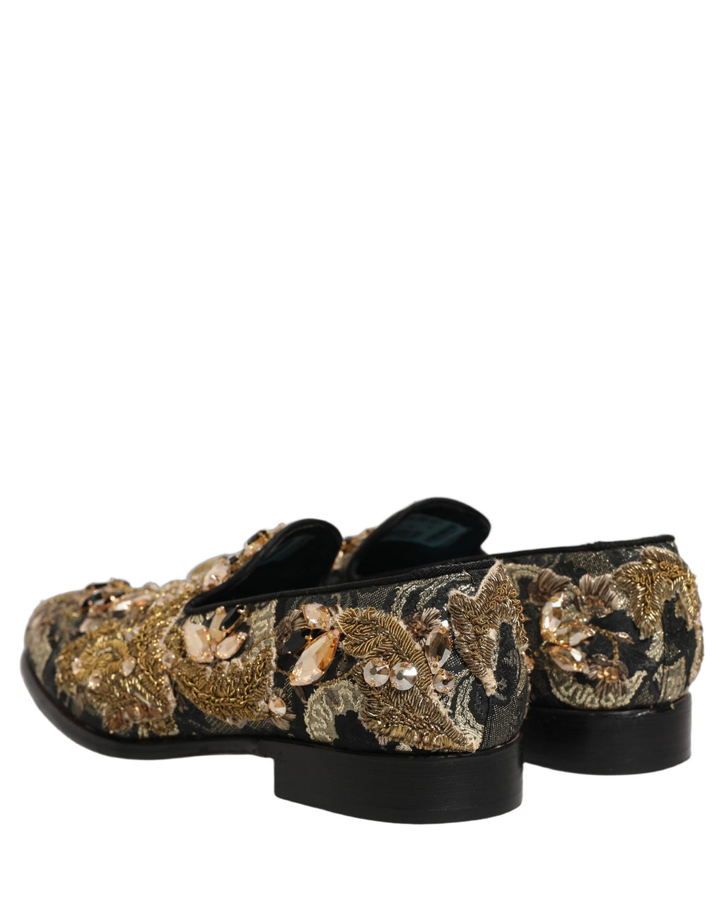 Dolce & Gabbana Black Slip On Loafers for Men additional view