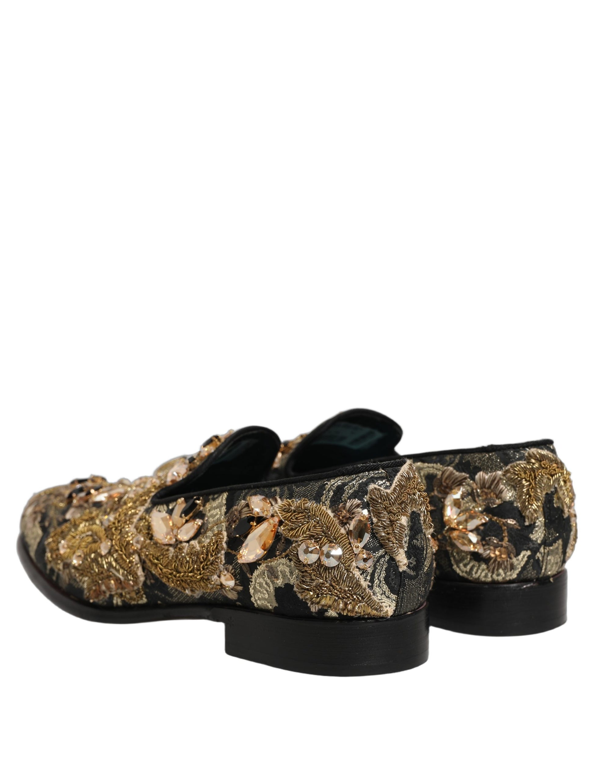 Dolce & Gabbana Black Slip On Loafers for Men additional view